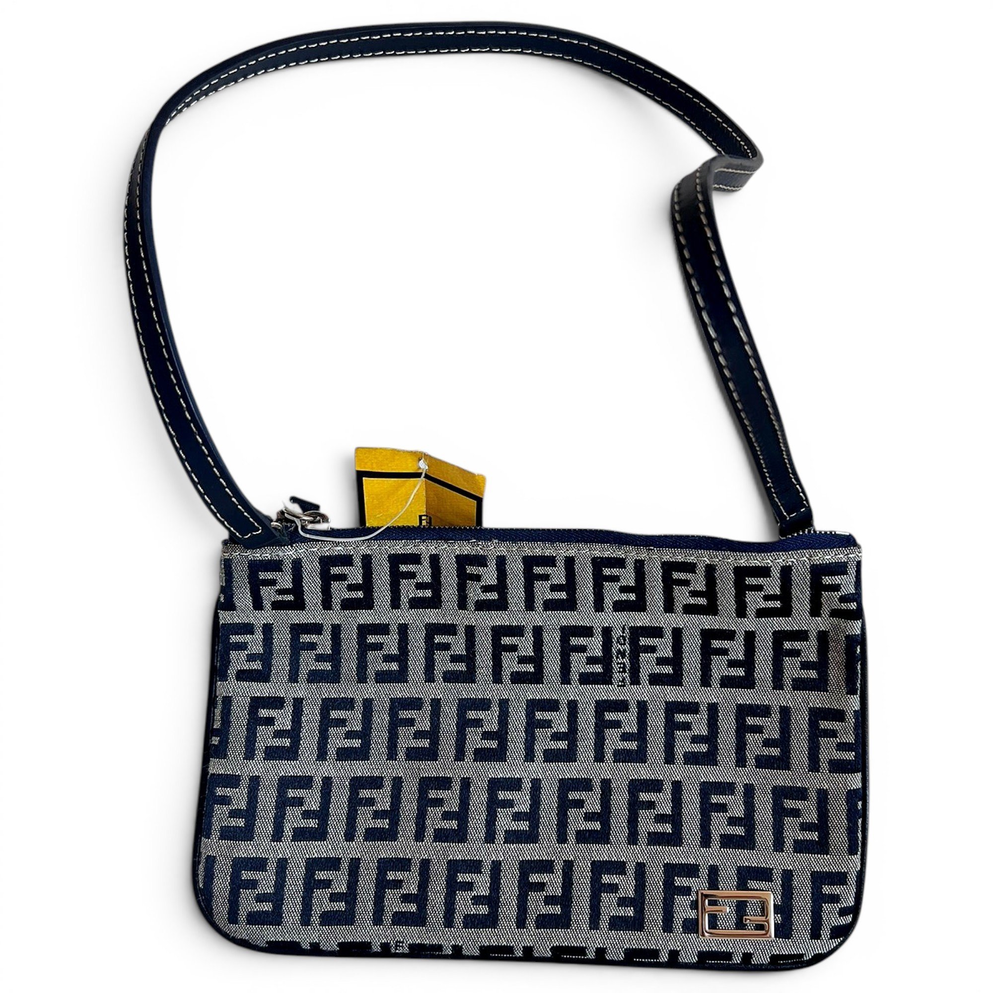 Baguette leather handbag