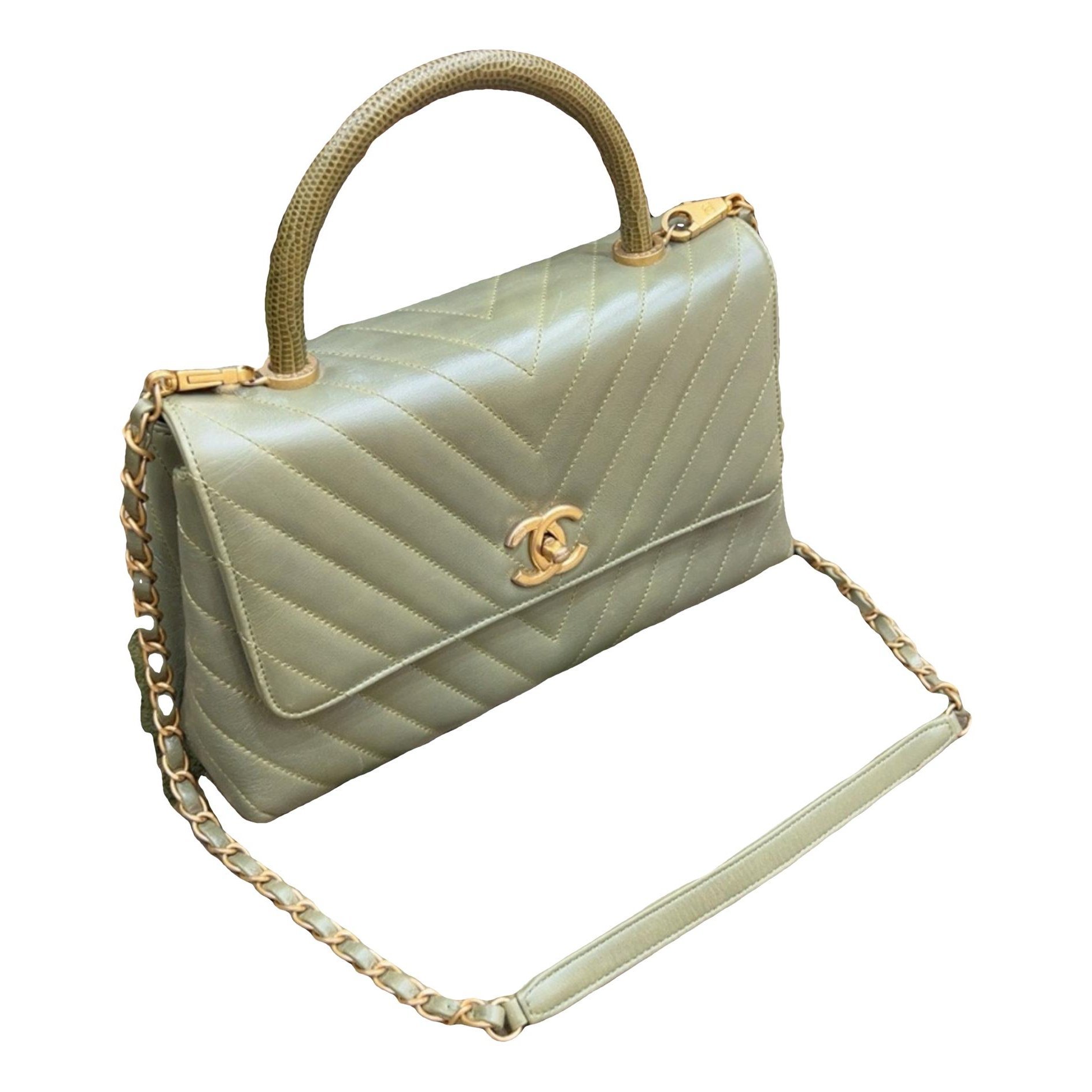 Coco Handle leather handbag