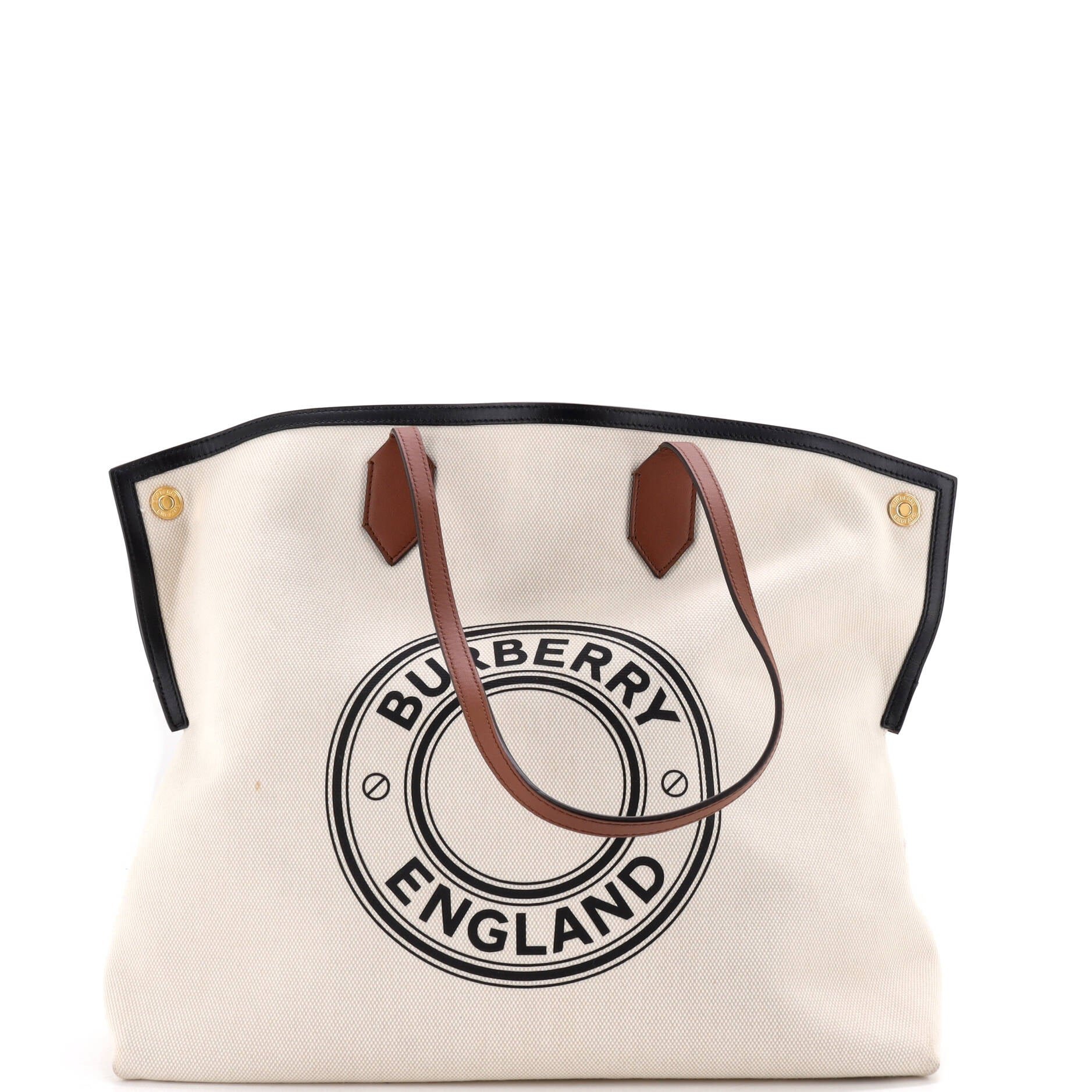 Logo Society Tote Printed Canvas Large