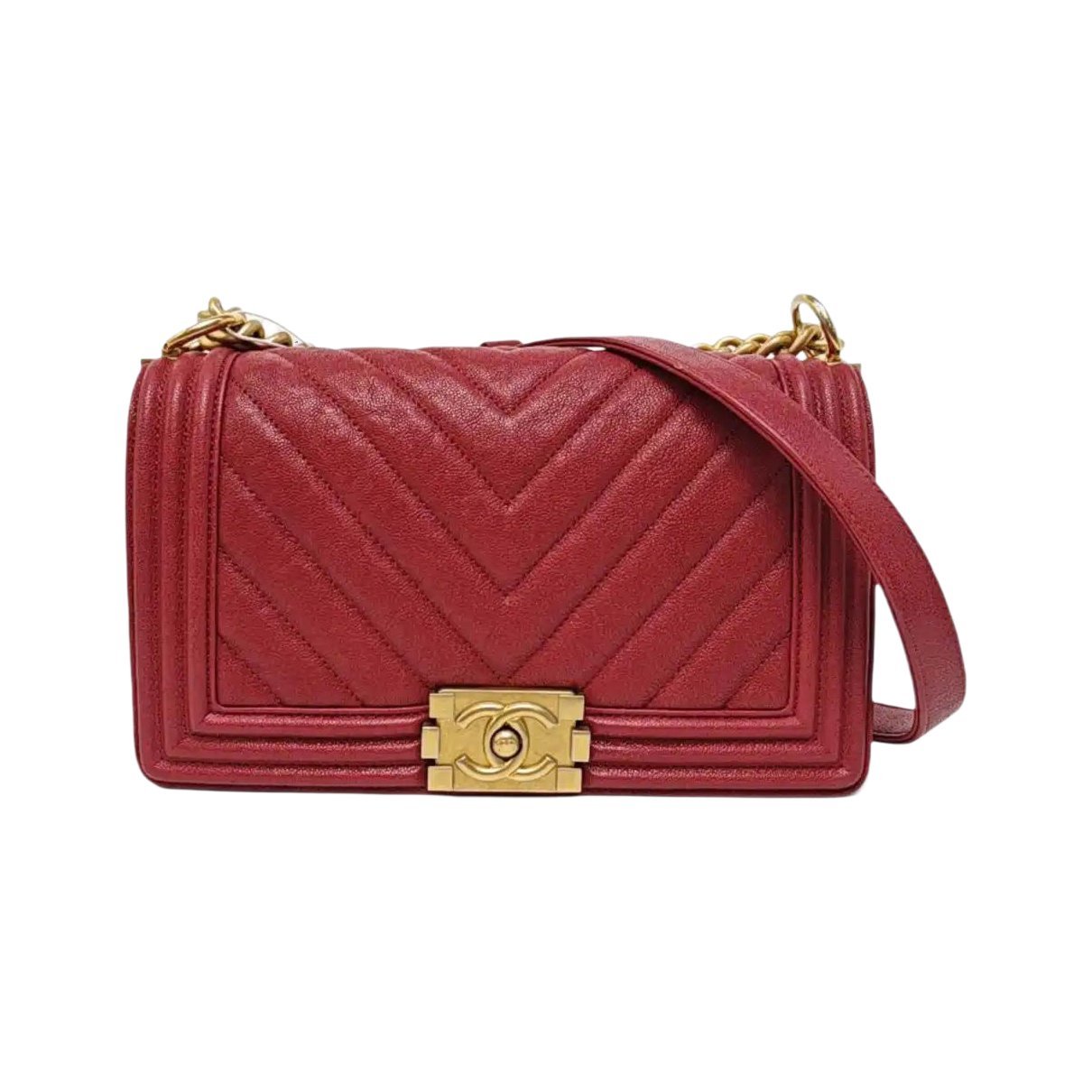 Leather handbag