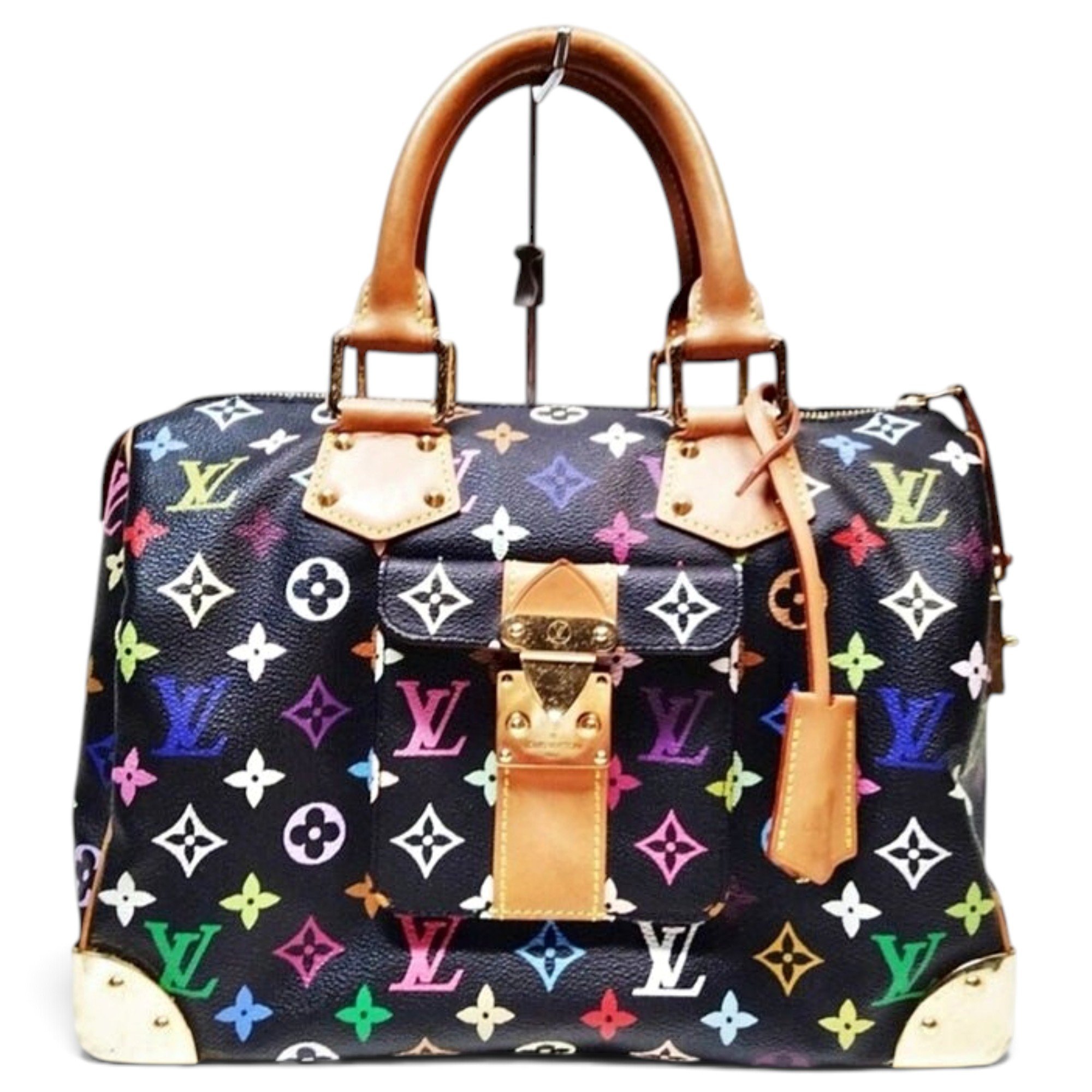 Speedy leather handbag