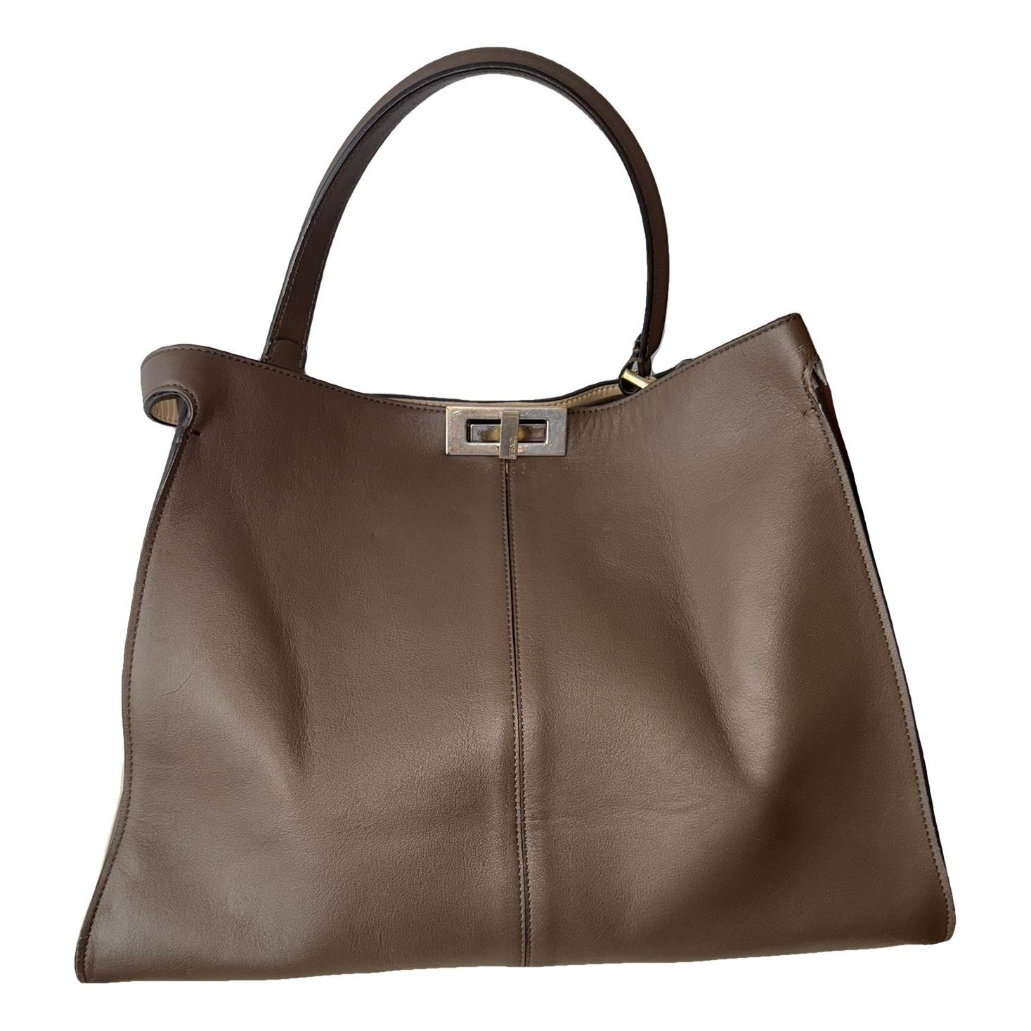 Peekaboo leather handbag