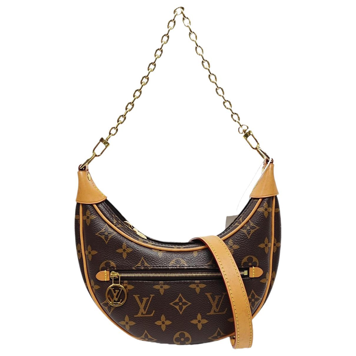 Loop leather crossbody bag
