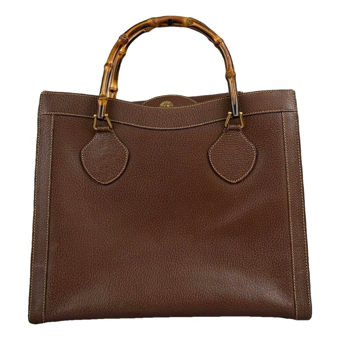 Diana Bamboo leather tote