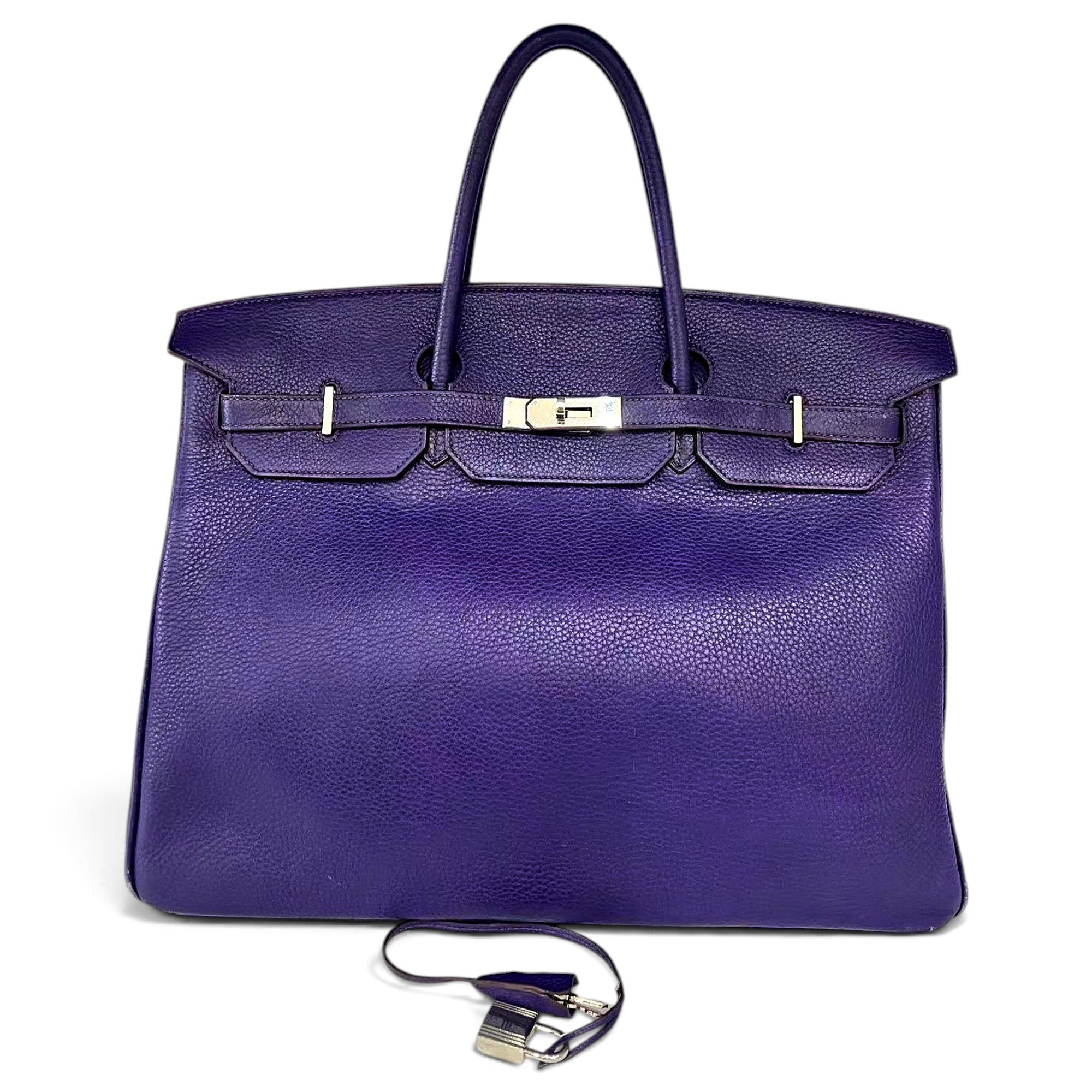 Birkin 40 leather handbag