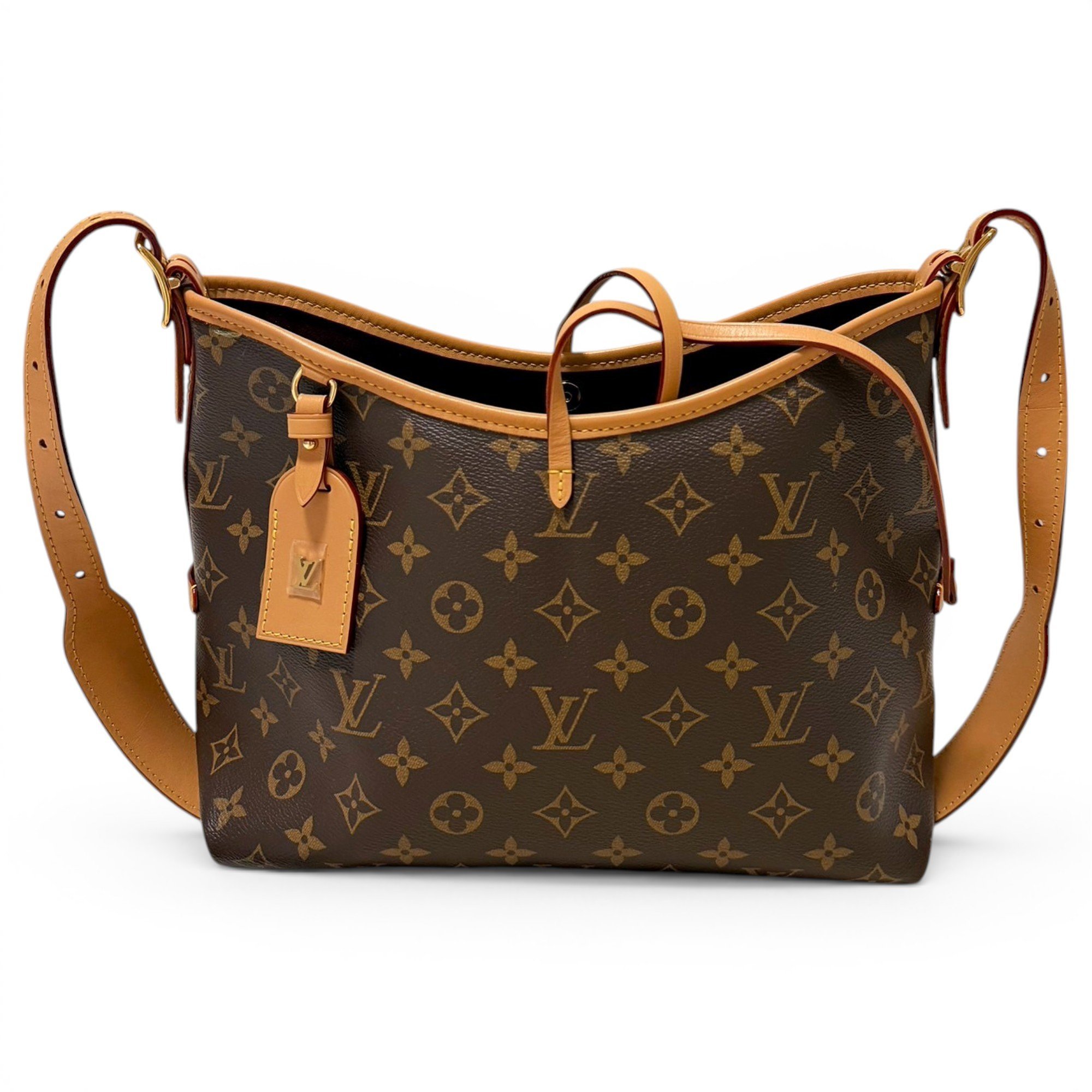 Louis Vuitton Carry All leather handbag