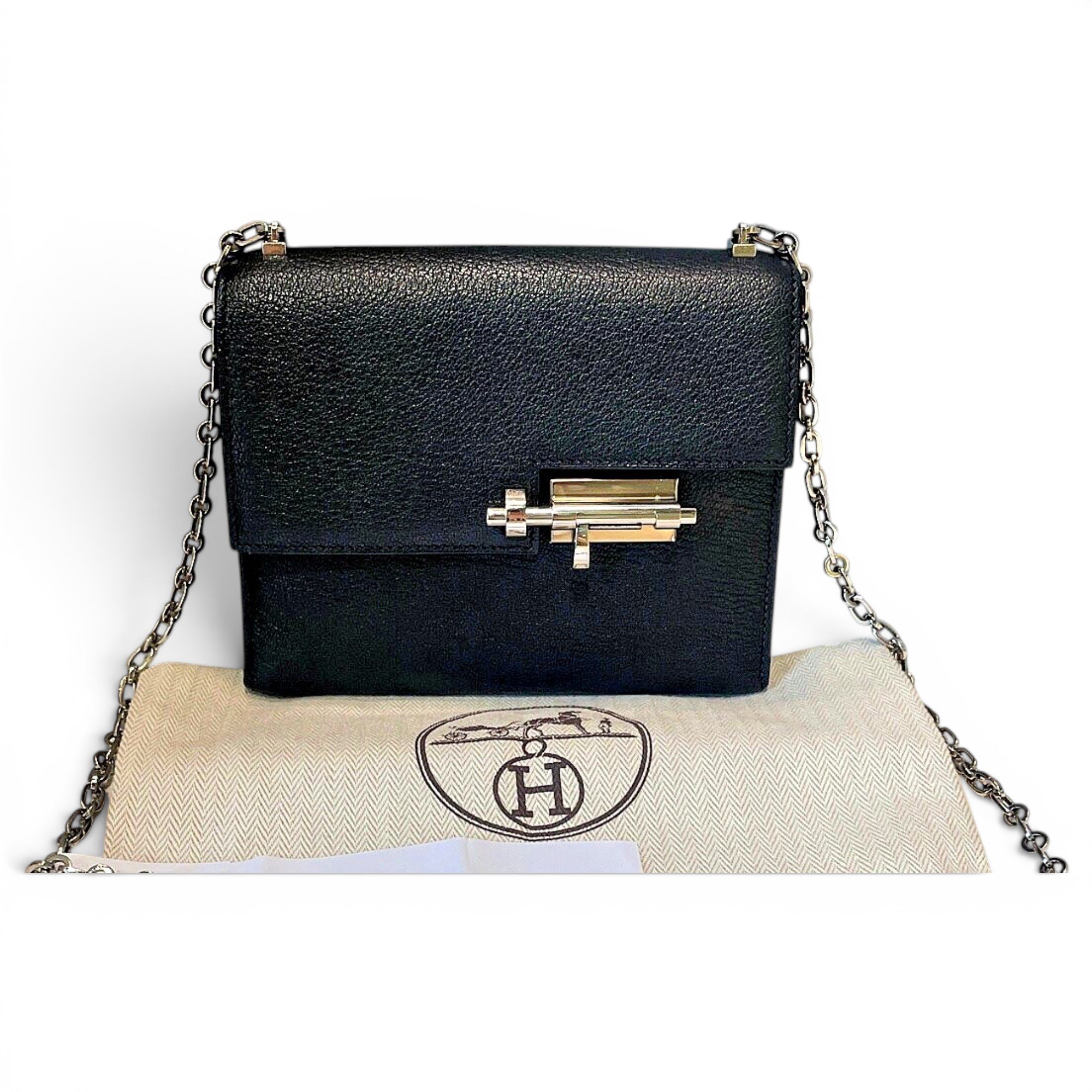 Verrou Mini leather handbag