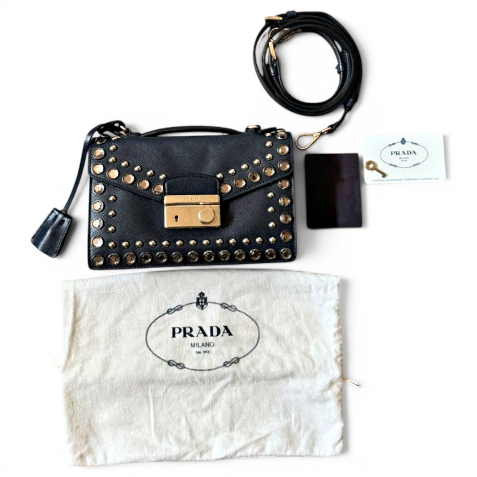 Micro Box leather handbag