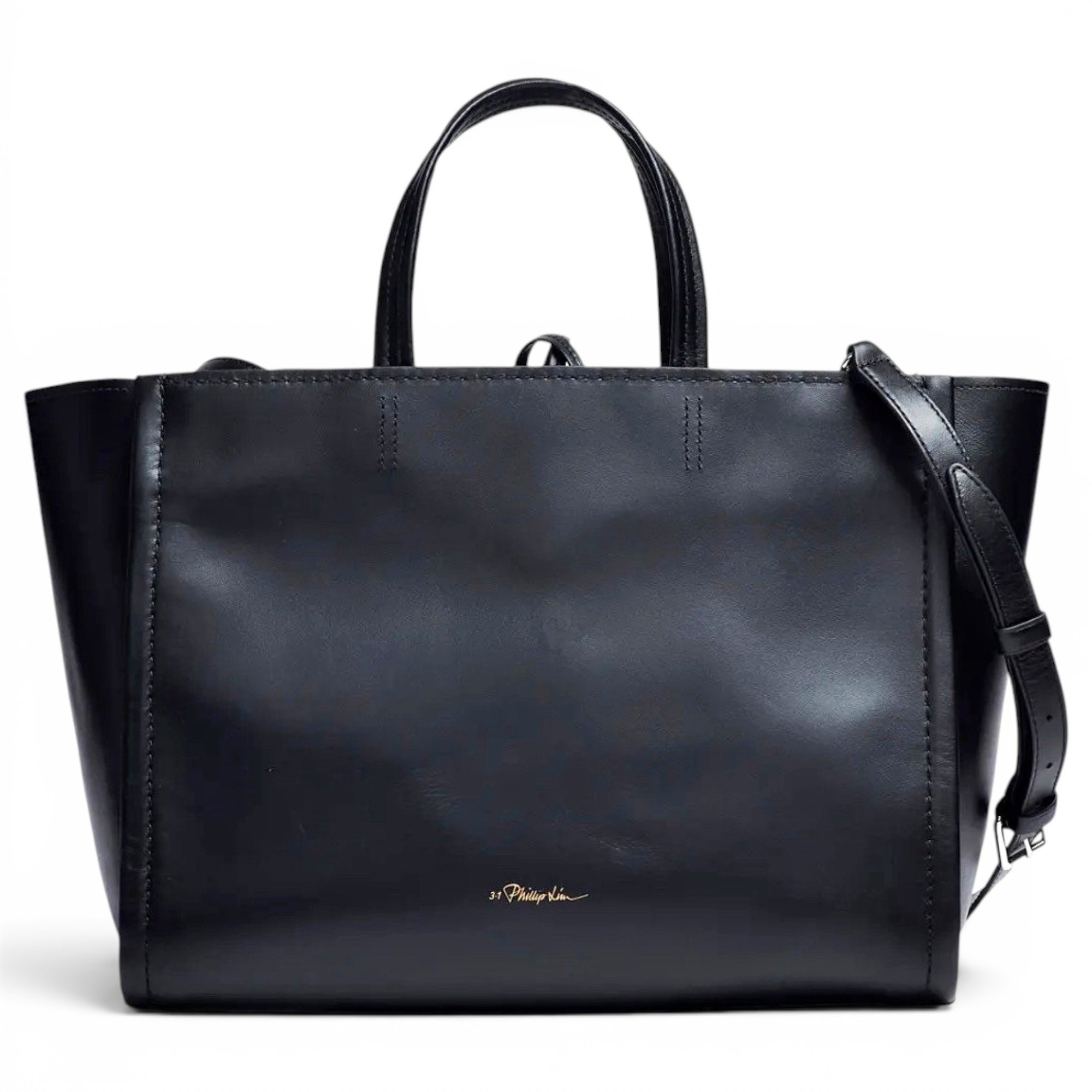 Leather tote