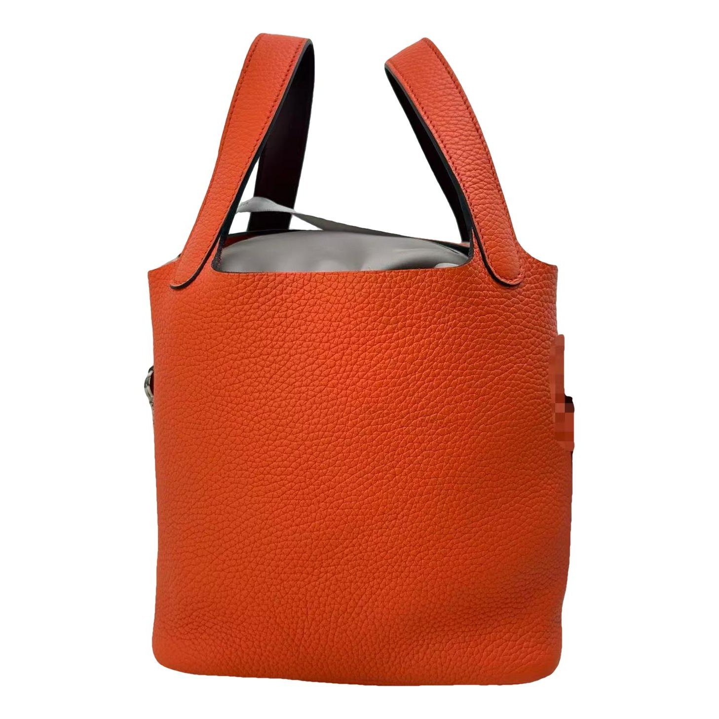 Picotin leather handbag