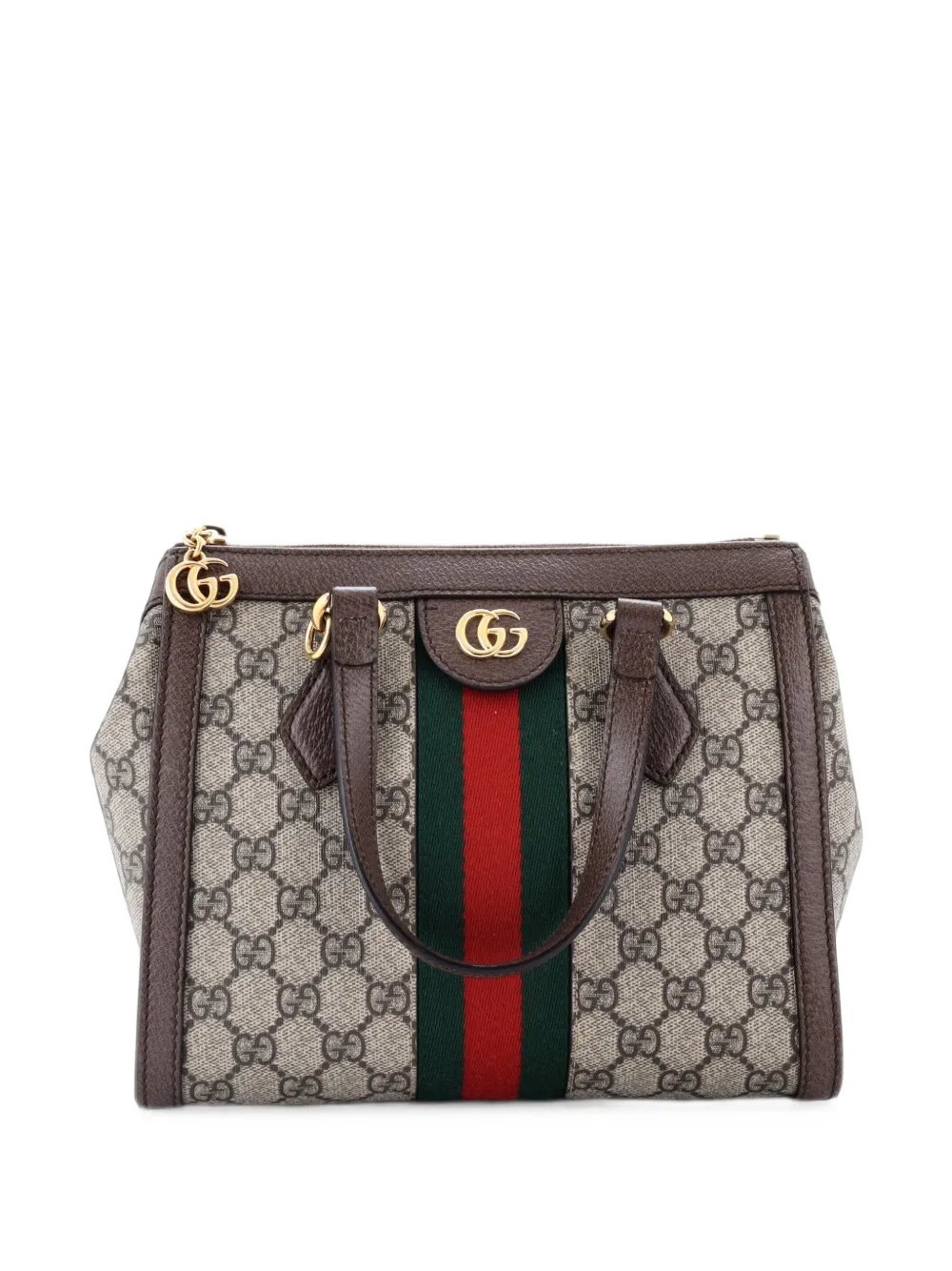 Ophidia Top Handle GG Coated Canvas Small tote bag