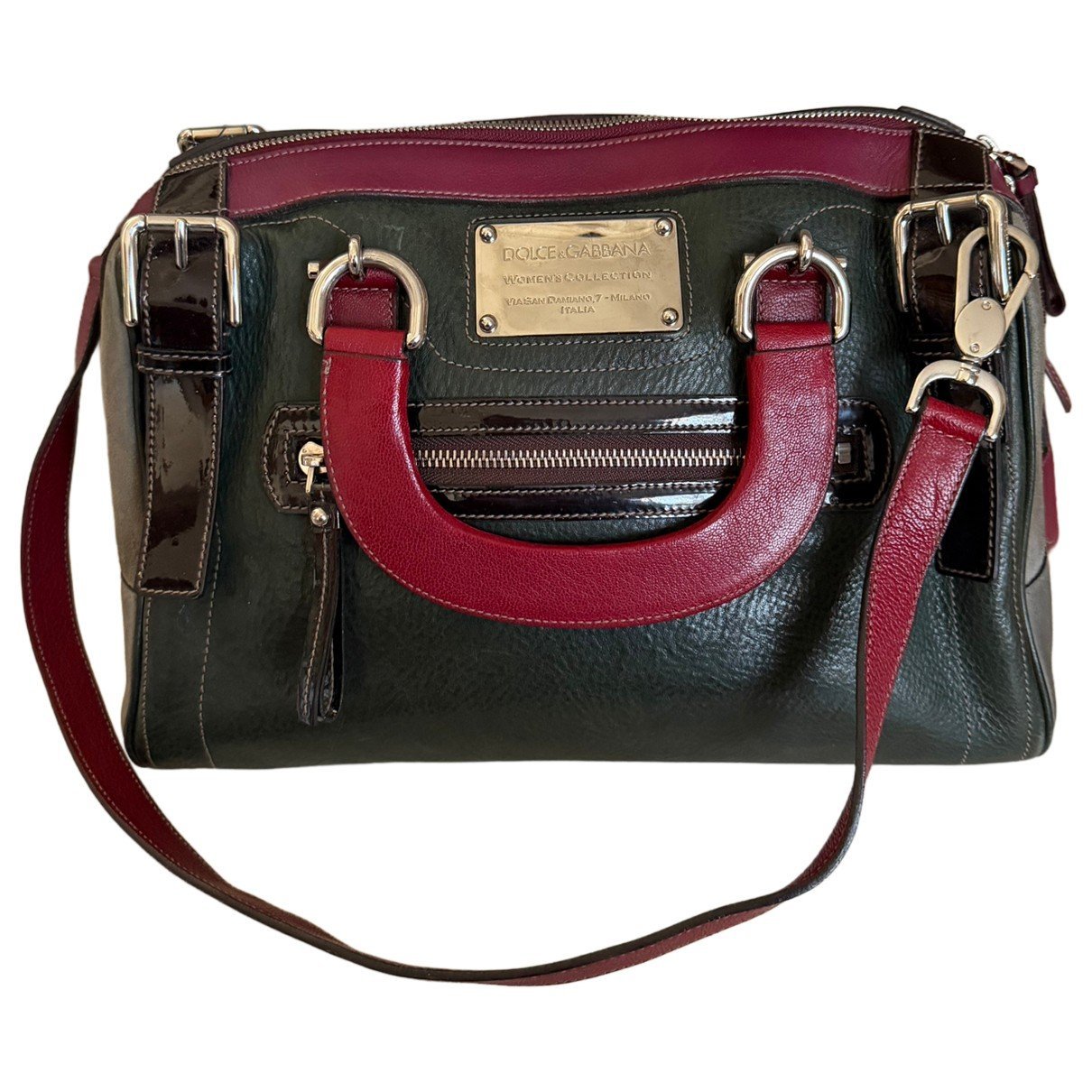 Leather handbag