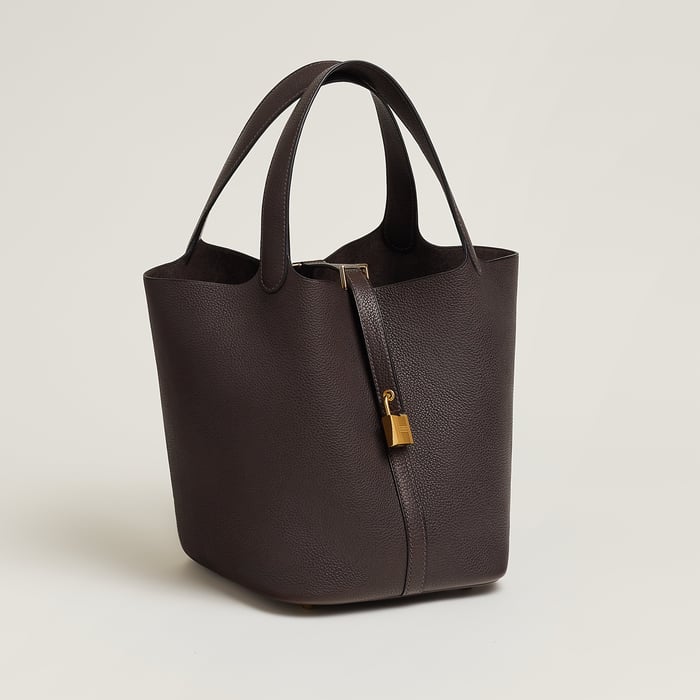 Ébène Picotin Lock 22 Bag