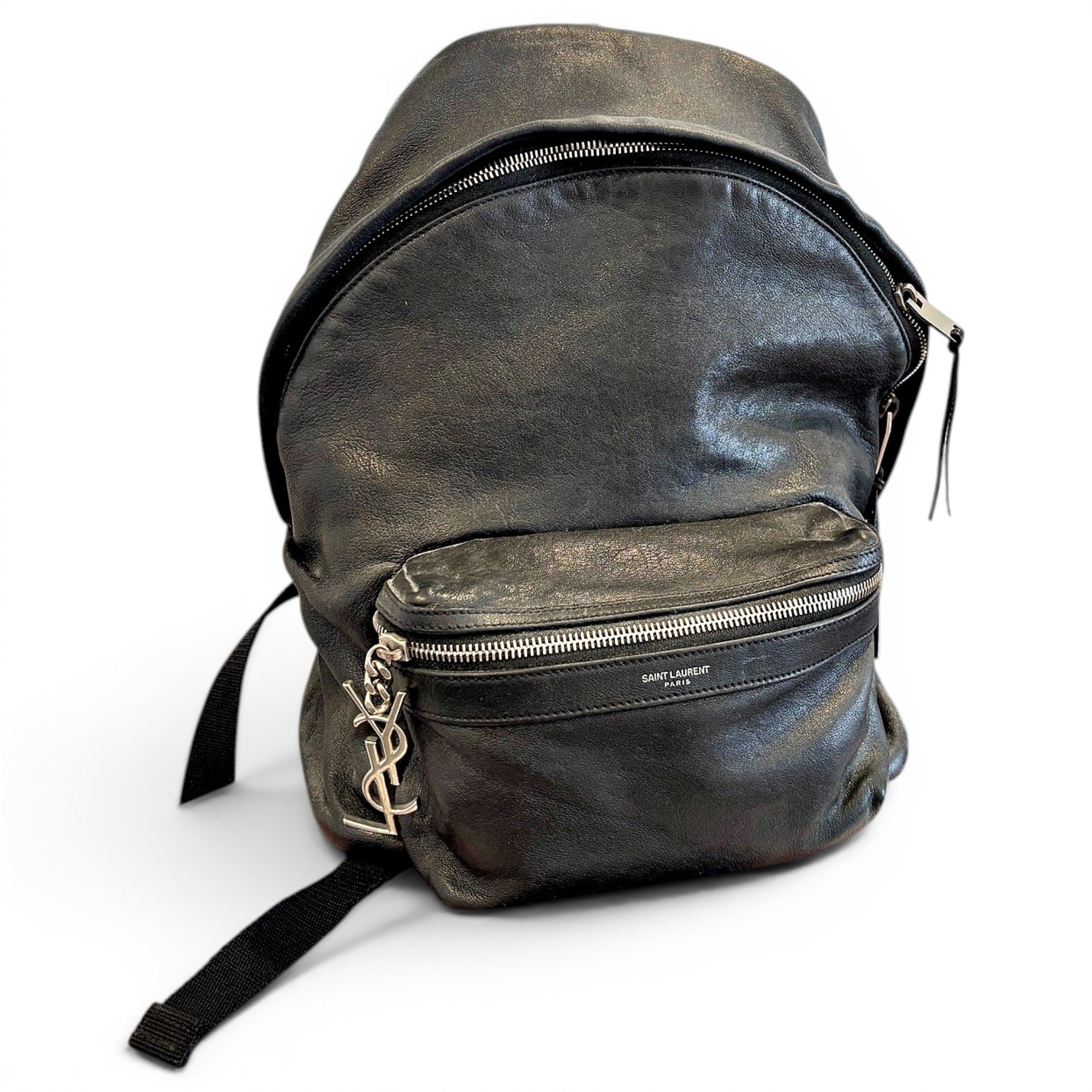 Leather backpack