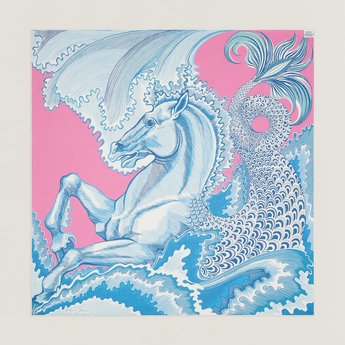 Cheval Sirene Double Face Scarf 90