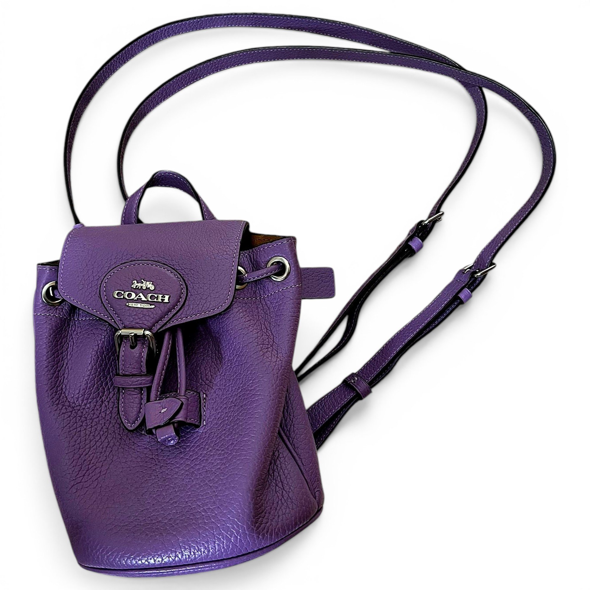 Leather backpack