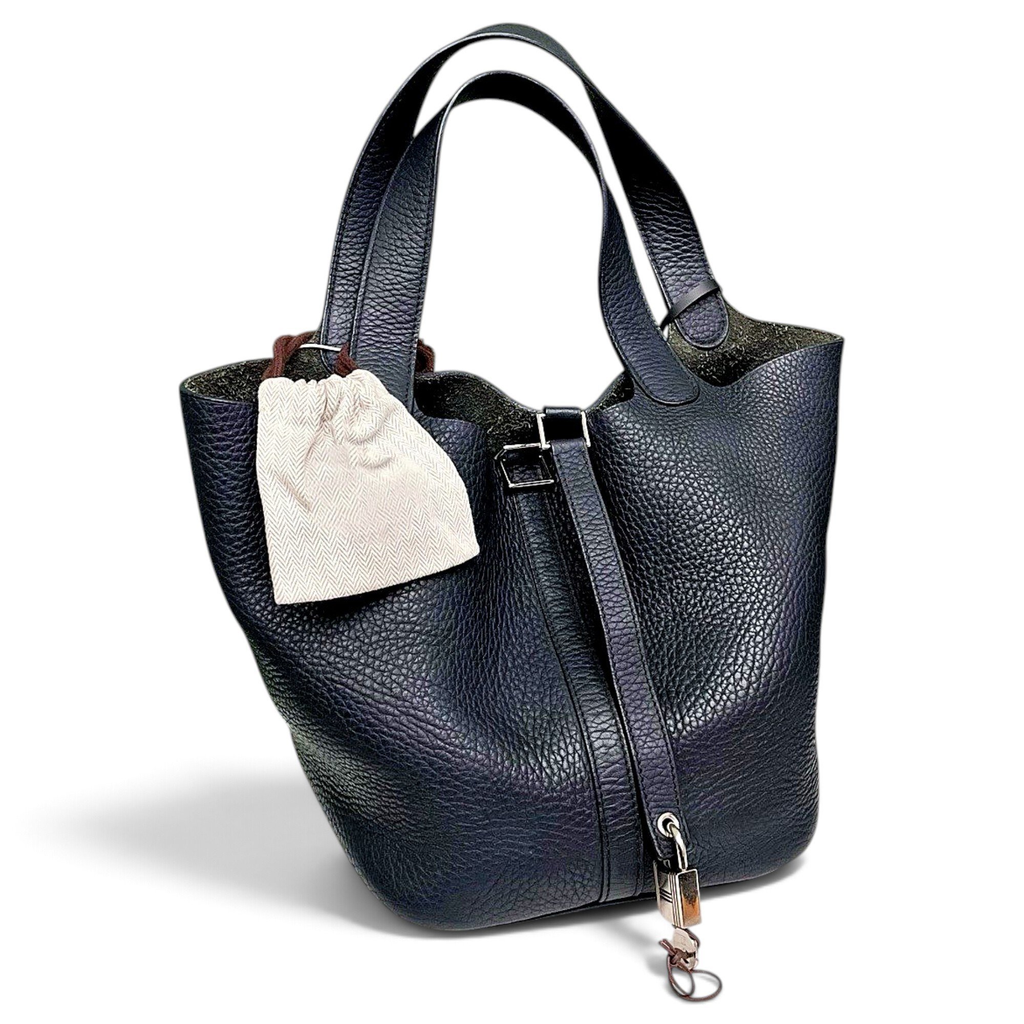 Leather handbag