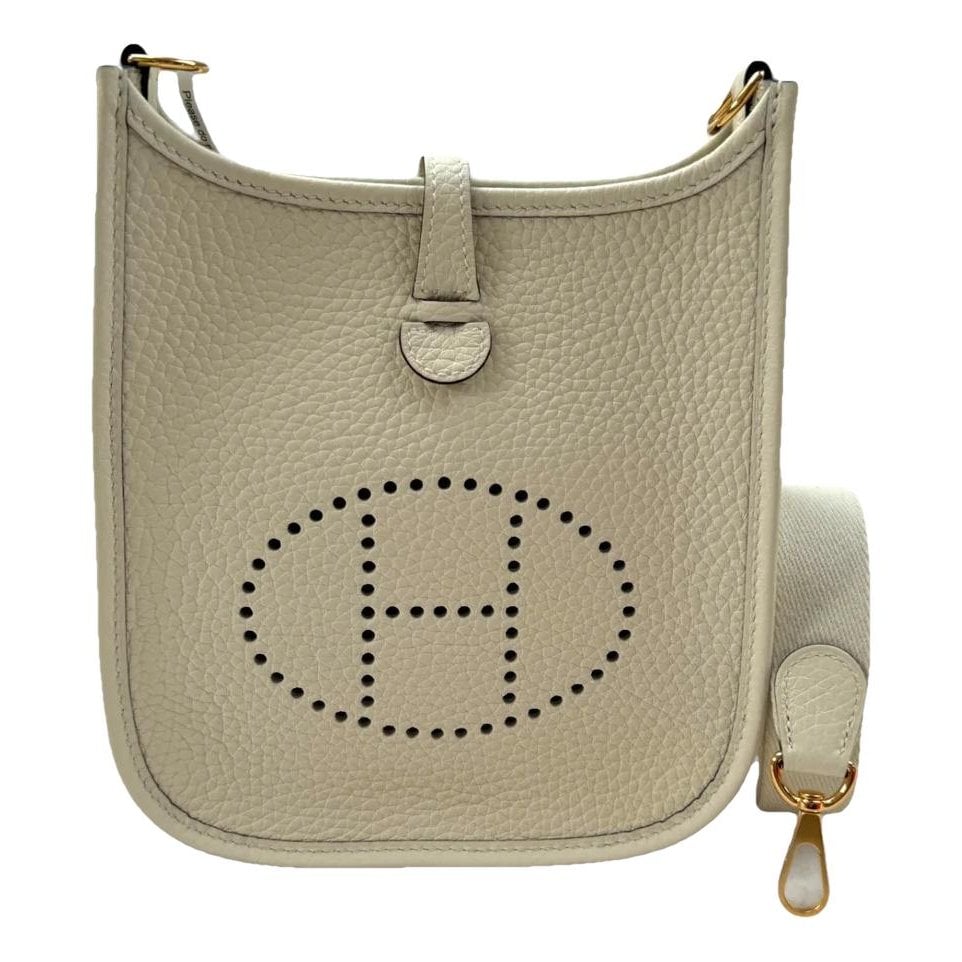 Hermes Mini Evelyne leather handbag