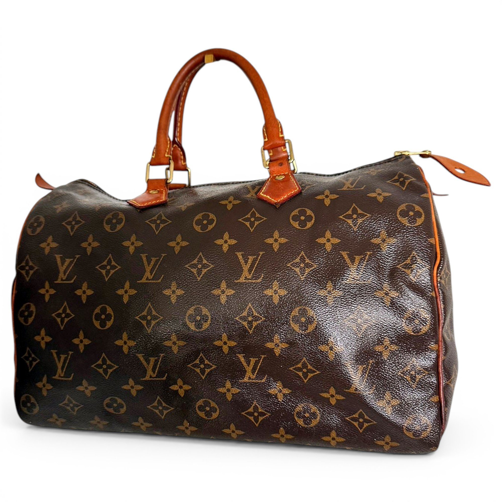 Speedy leather handbag