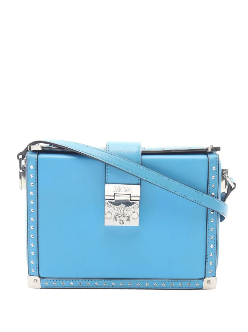 MCM 2000s Berlin Box studded leather shoulder bag