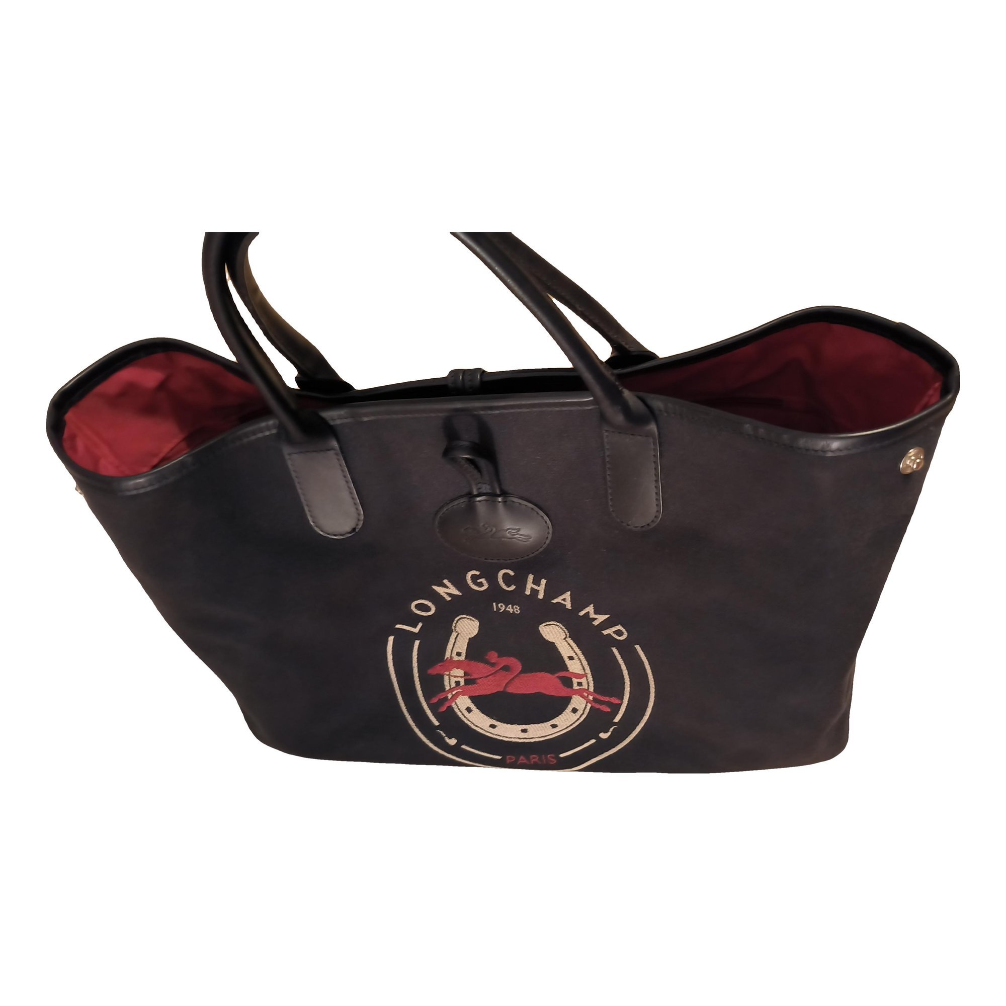 Longchamp Roseau cloth tote