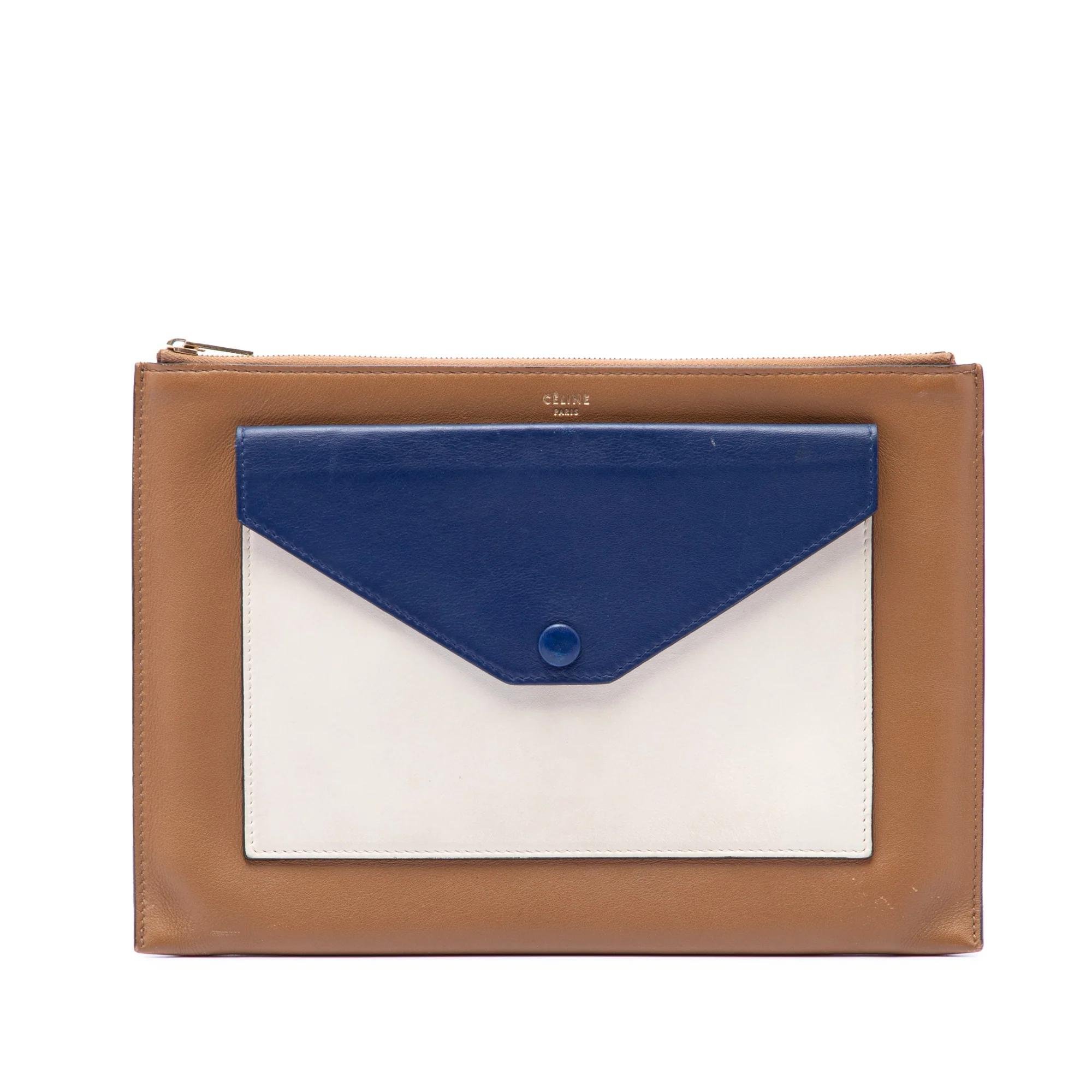 Pocket pony-style calfskin handbag