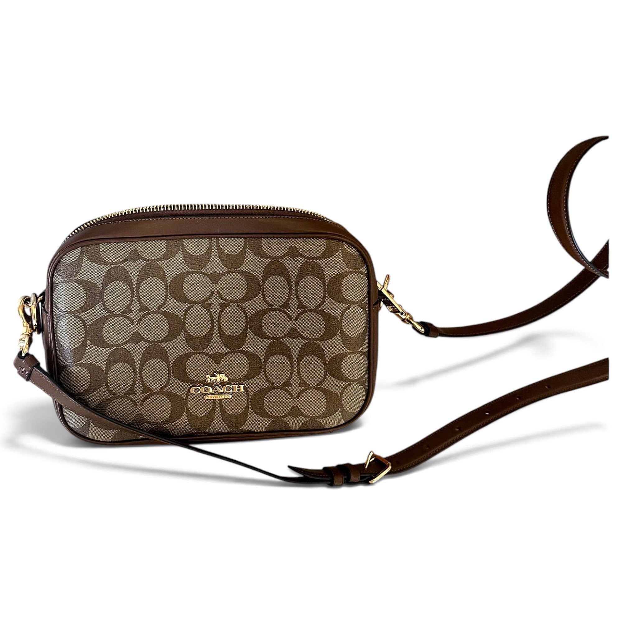 Leather crossbody bag