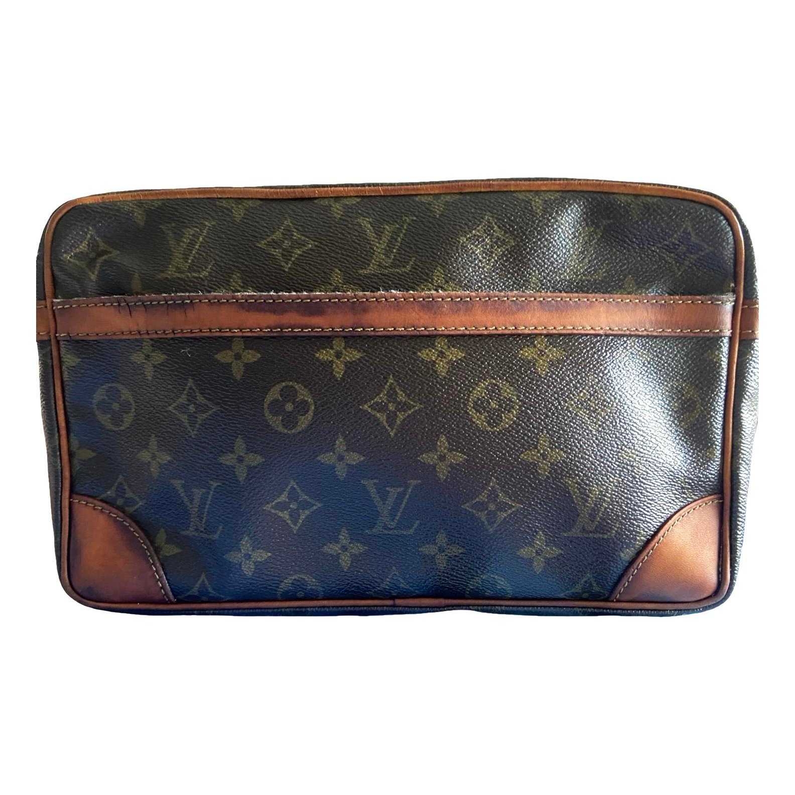 Trocadéro leather clutch bag