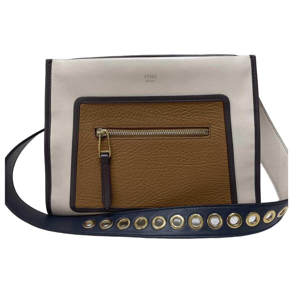 Runaway leather handbag