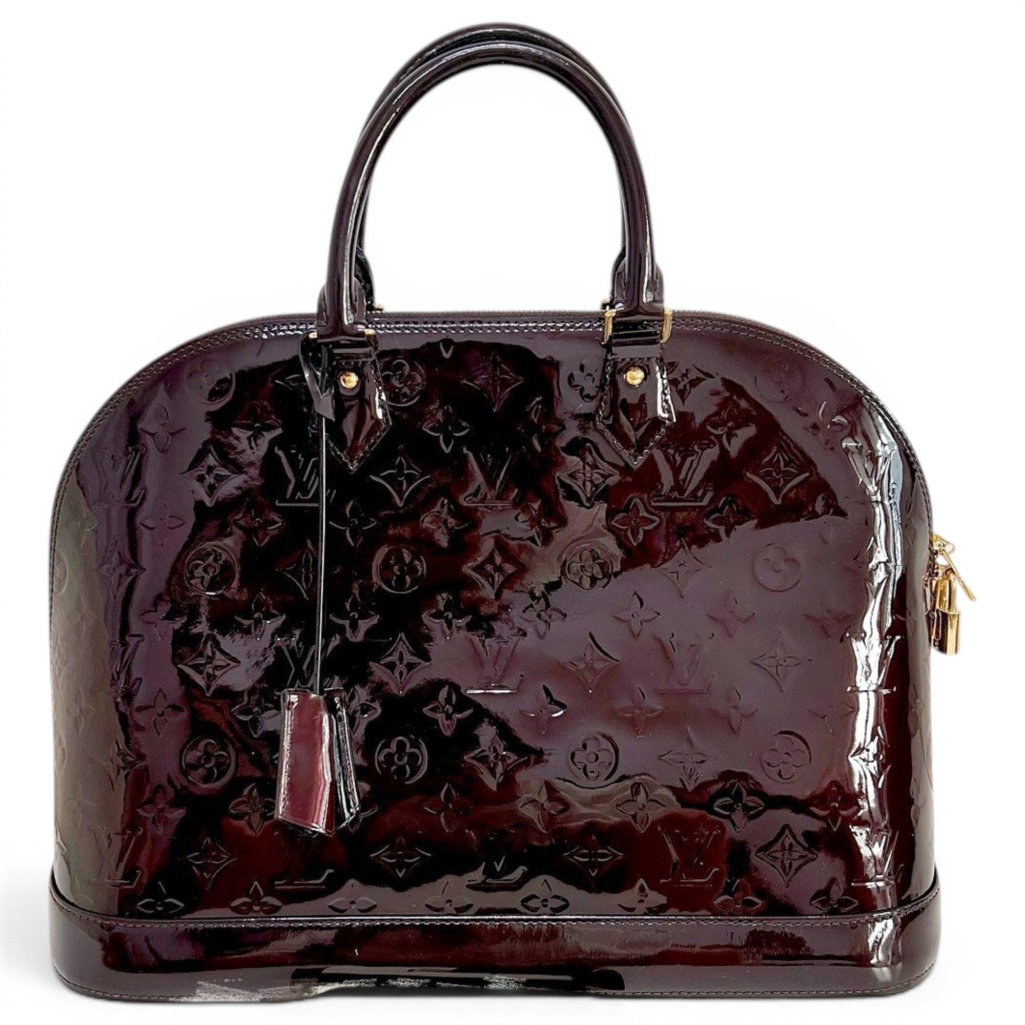 Alma BB patent leather handbag