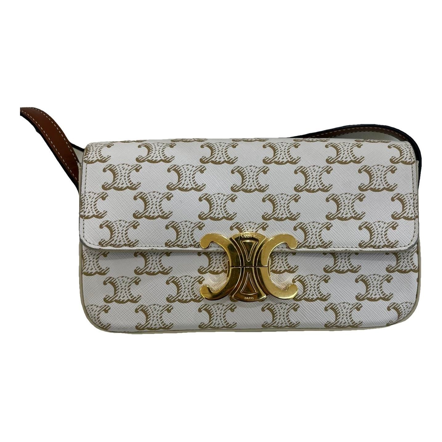 Triomphe leather handbag