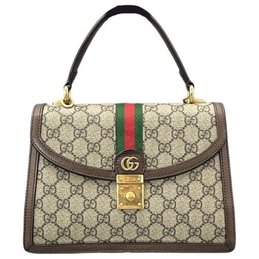 Ophidia Flap Top Handle cloth handbag