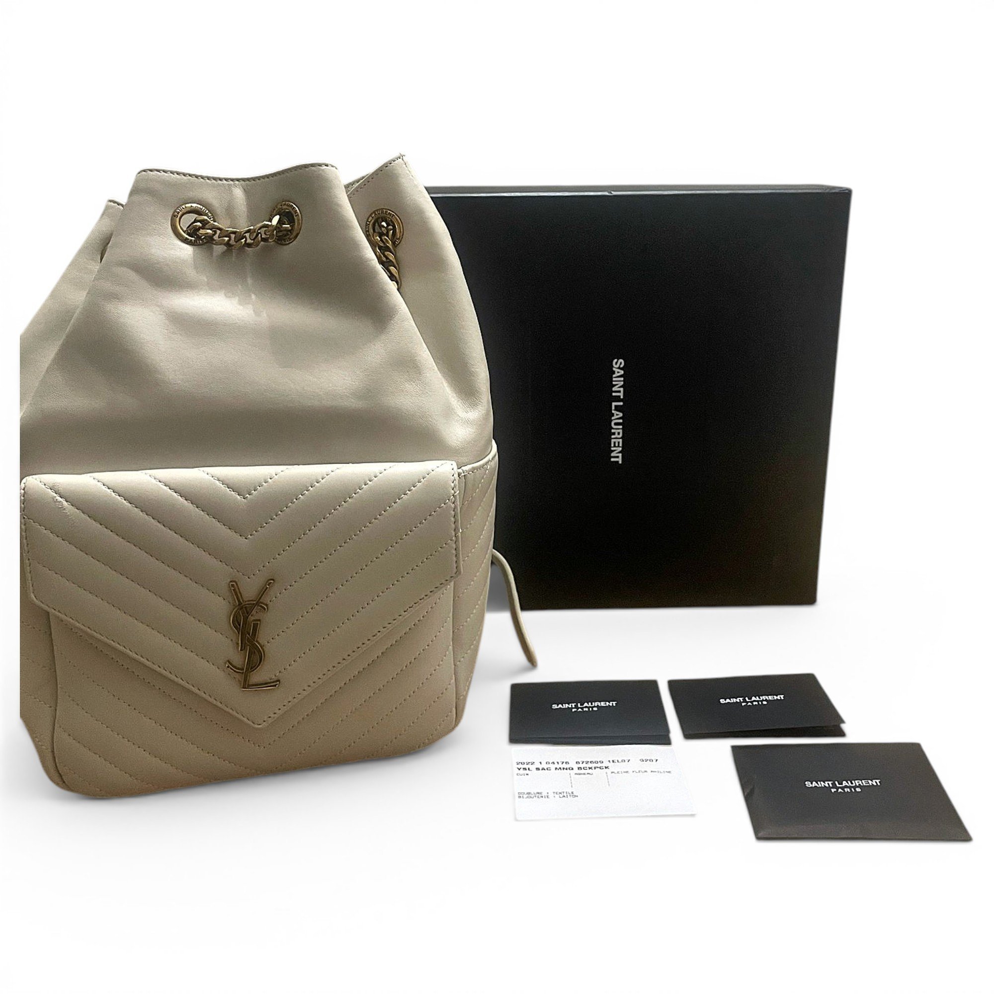 Leather backpack