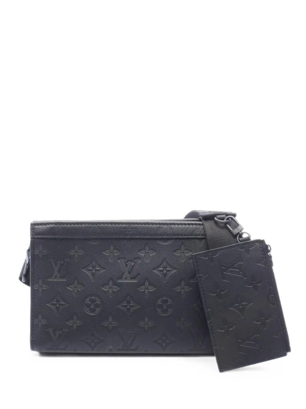 Monogram Shadow Gaston clutch bag