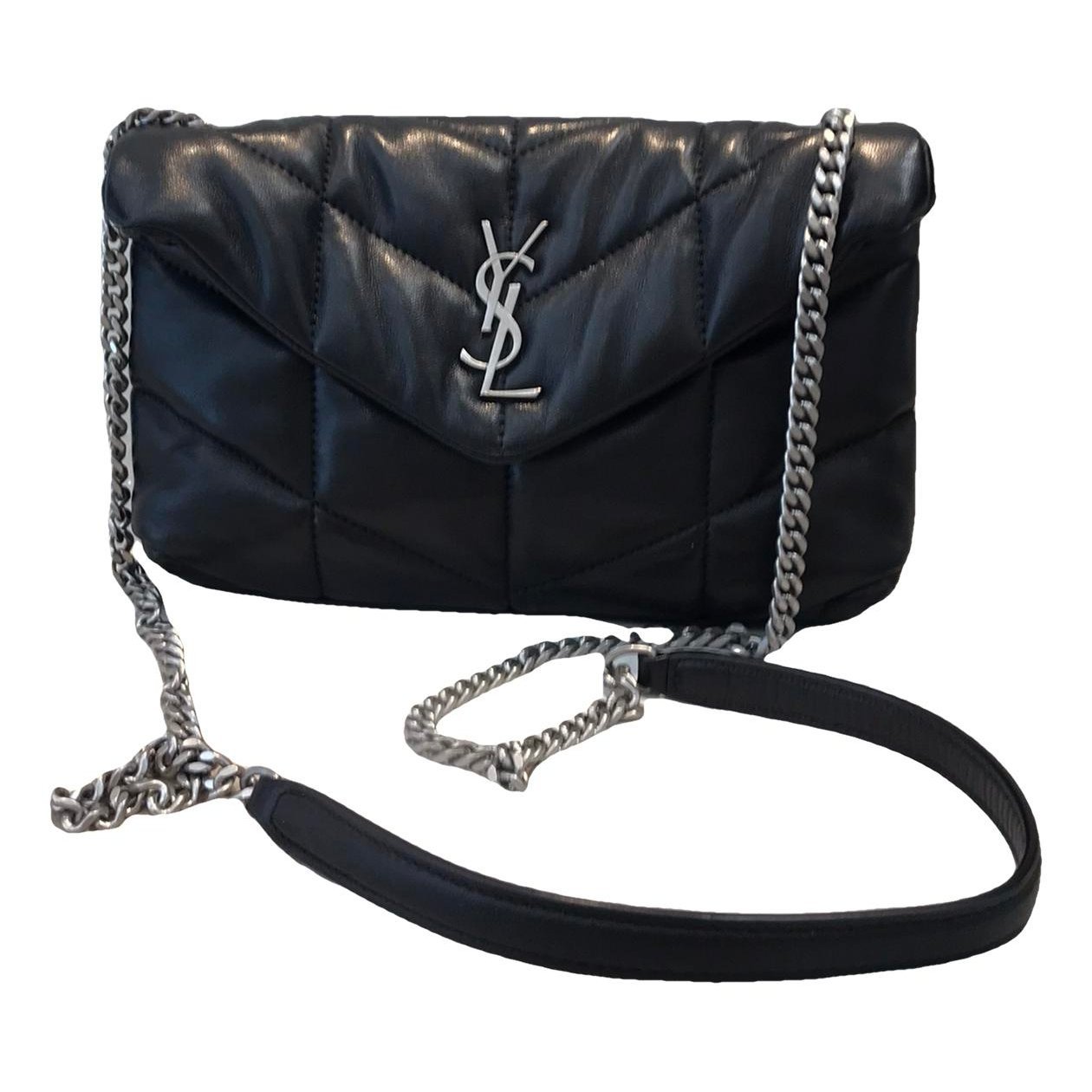 Loulou Puffer leather crossbody bag