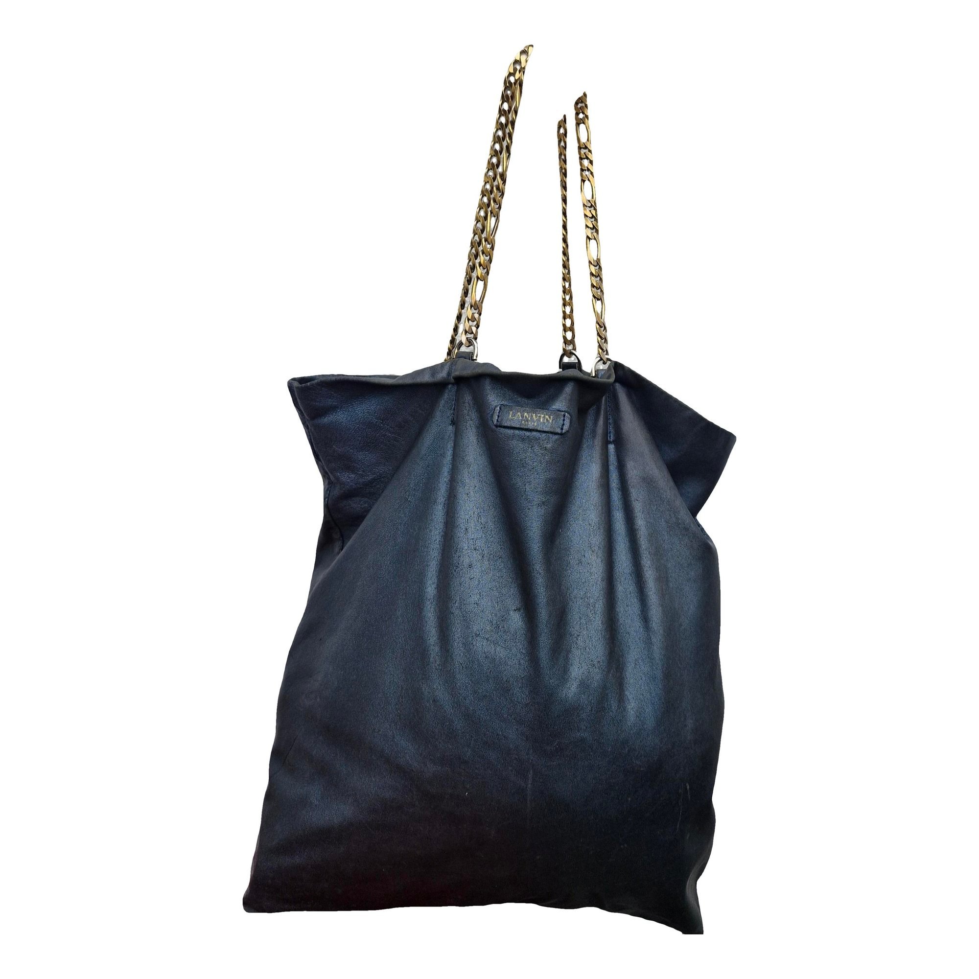 Leather tote