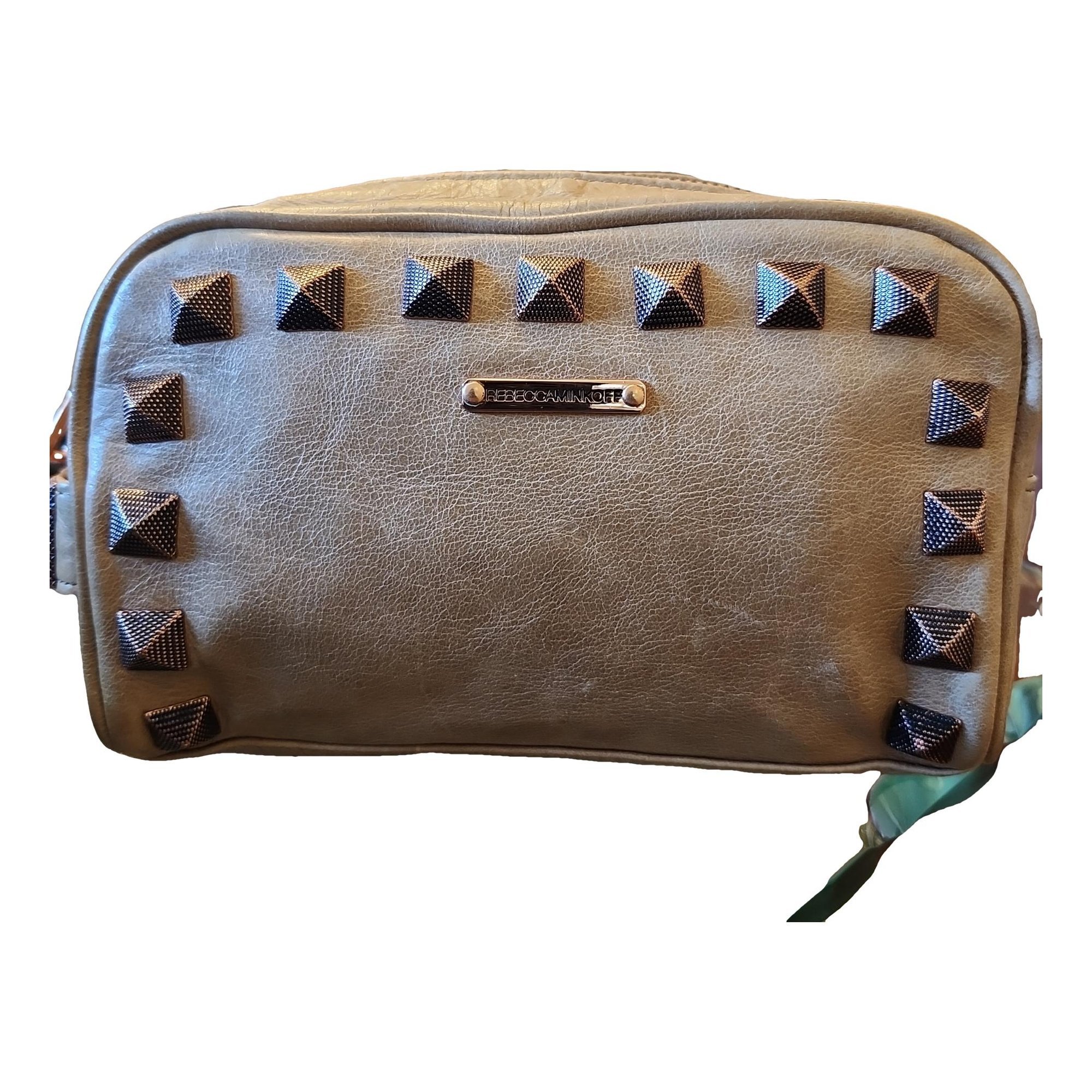 Leather clutch bag
