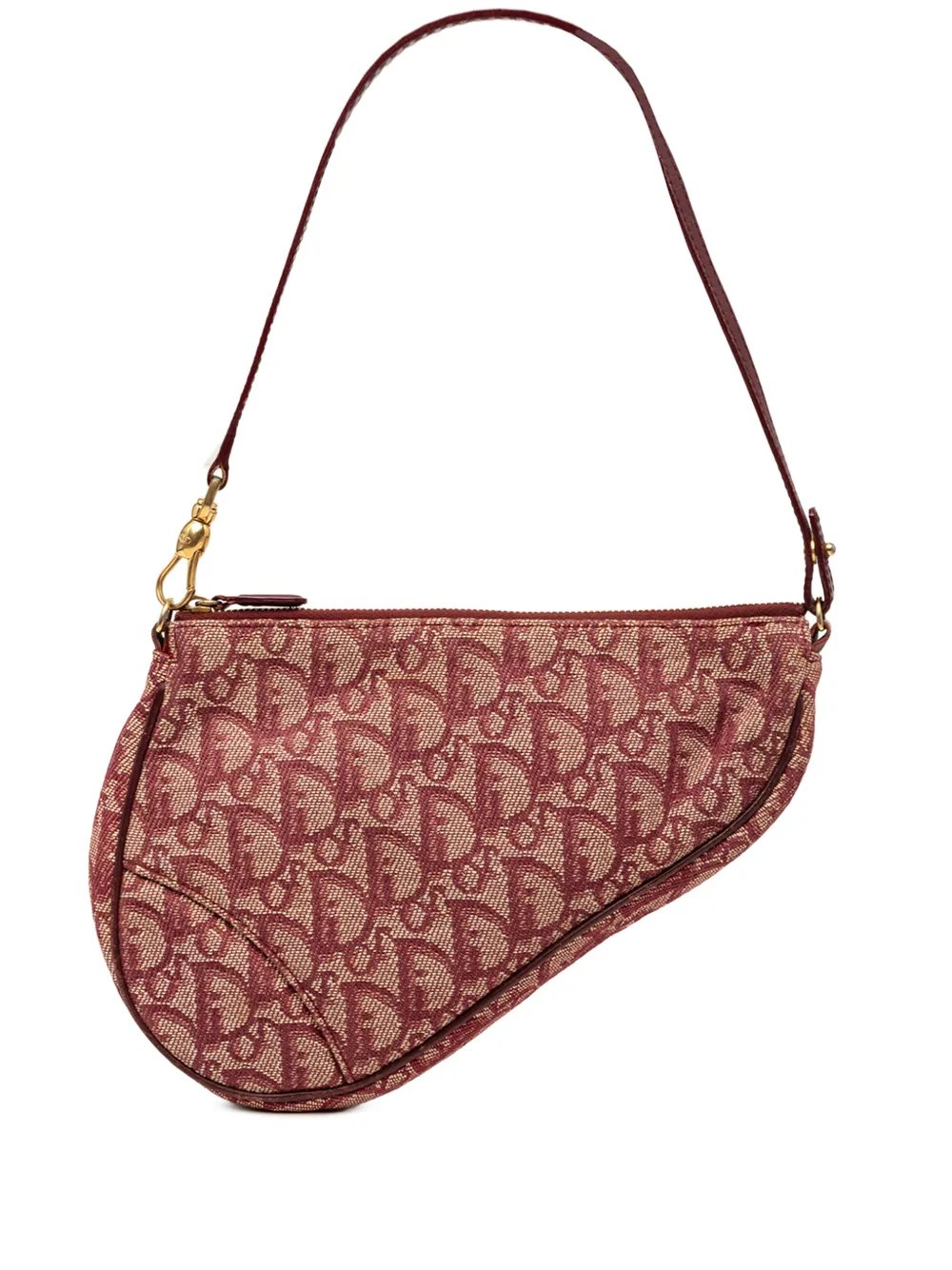 2002 Mini Diorissimo Canvas Saddle Pochette shoulder bag