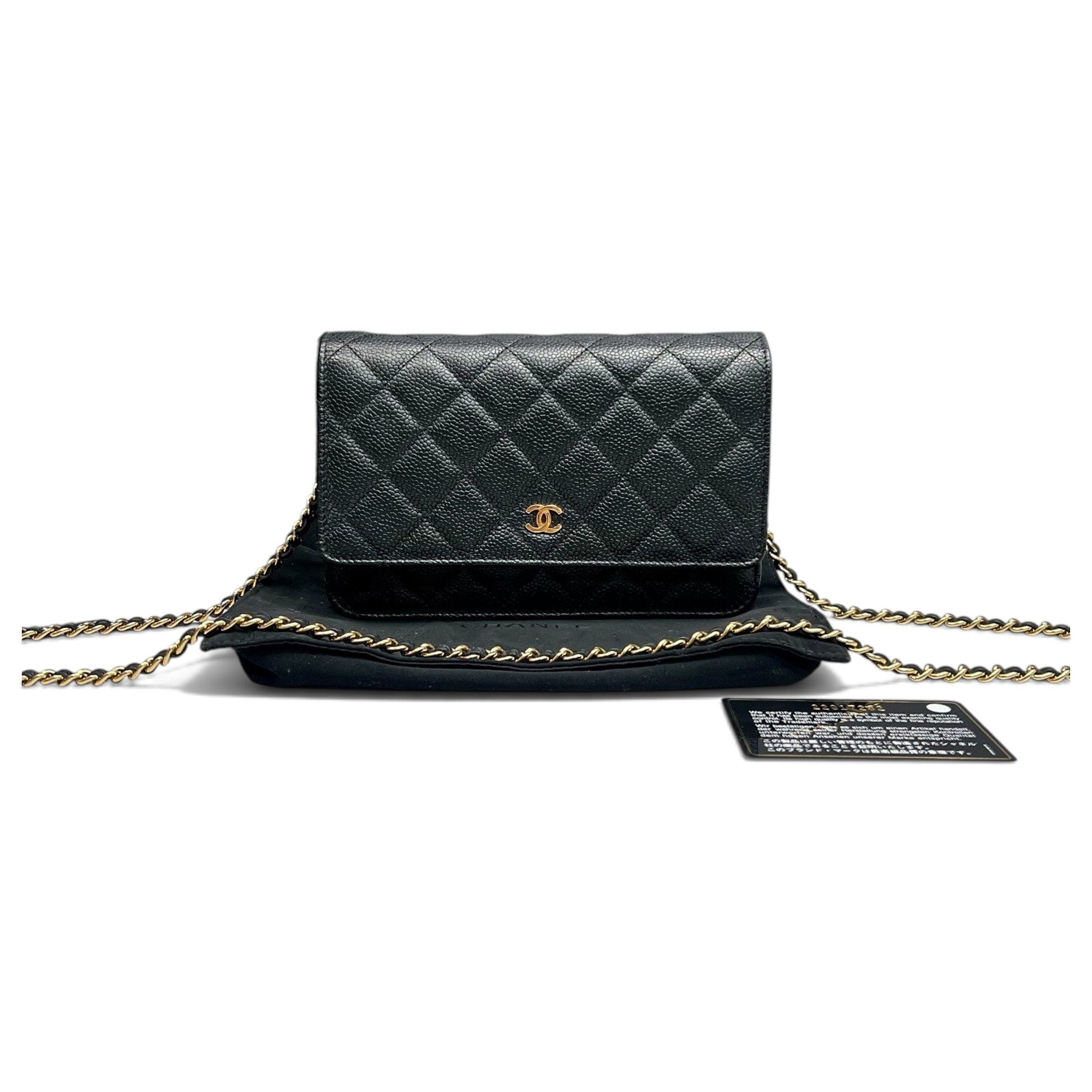 Wallet On Chain Timeless/Classique leather crossbody bag