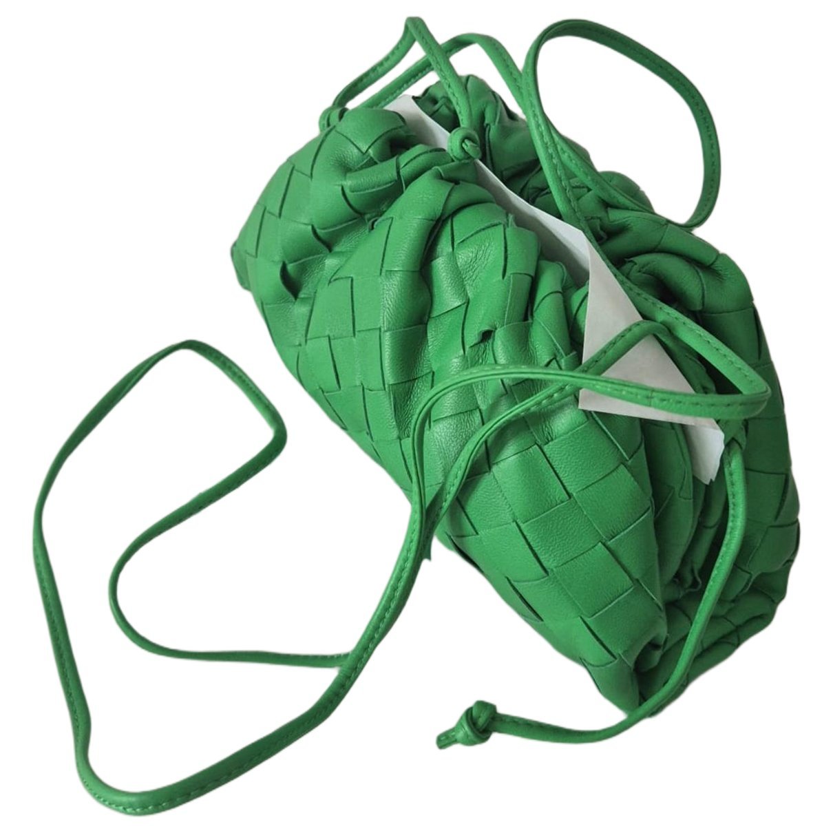 Pouch leather handbag