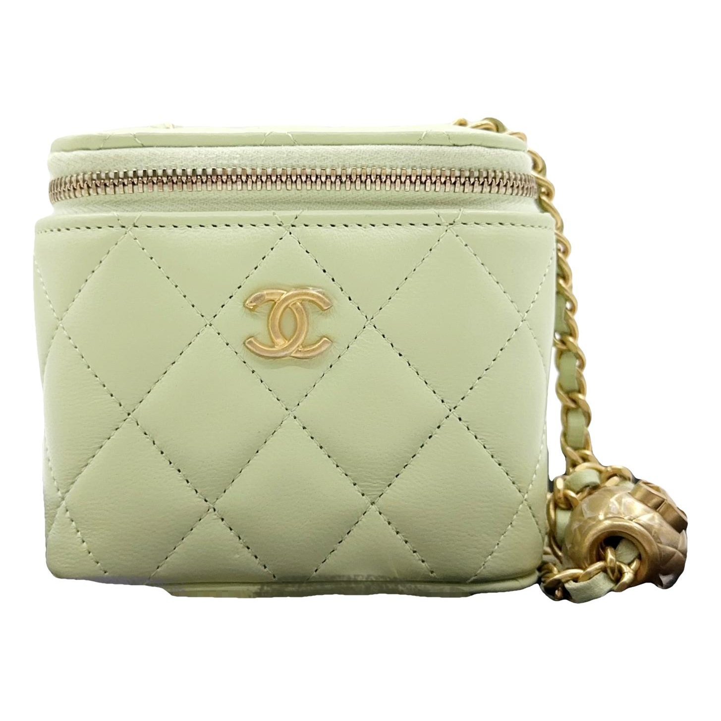 Trendy CC Vanity leather handbag