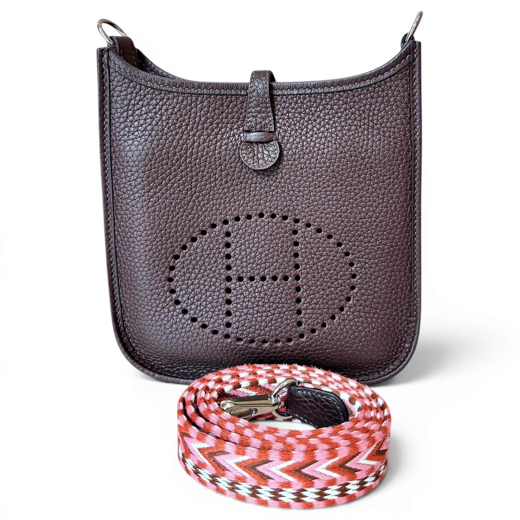 Mini Evelyne leather handbag