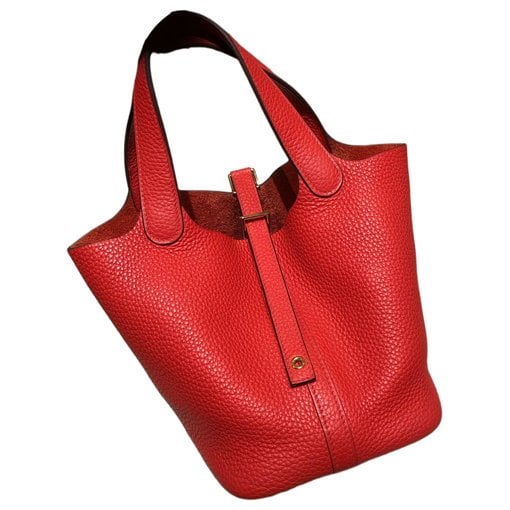 Picotin leather handbag