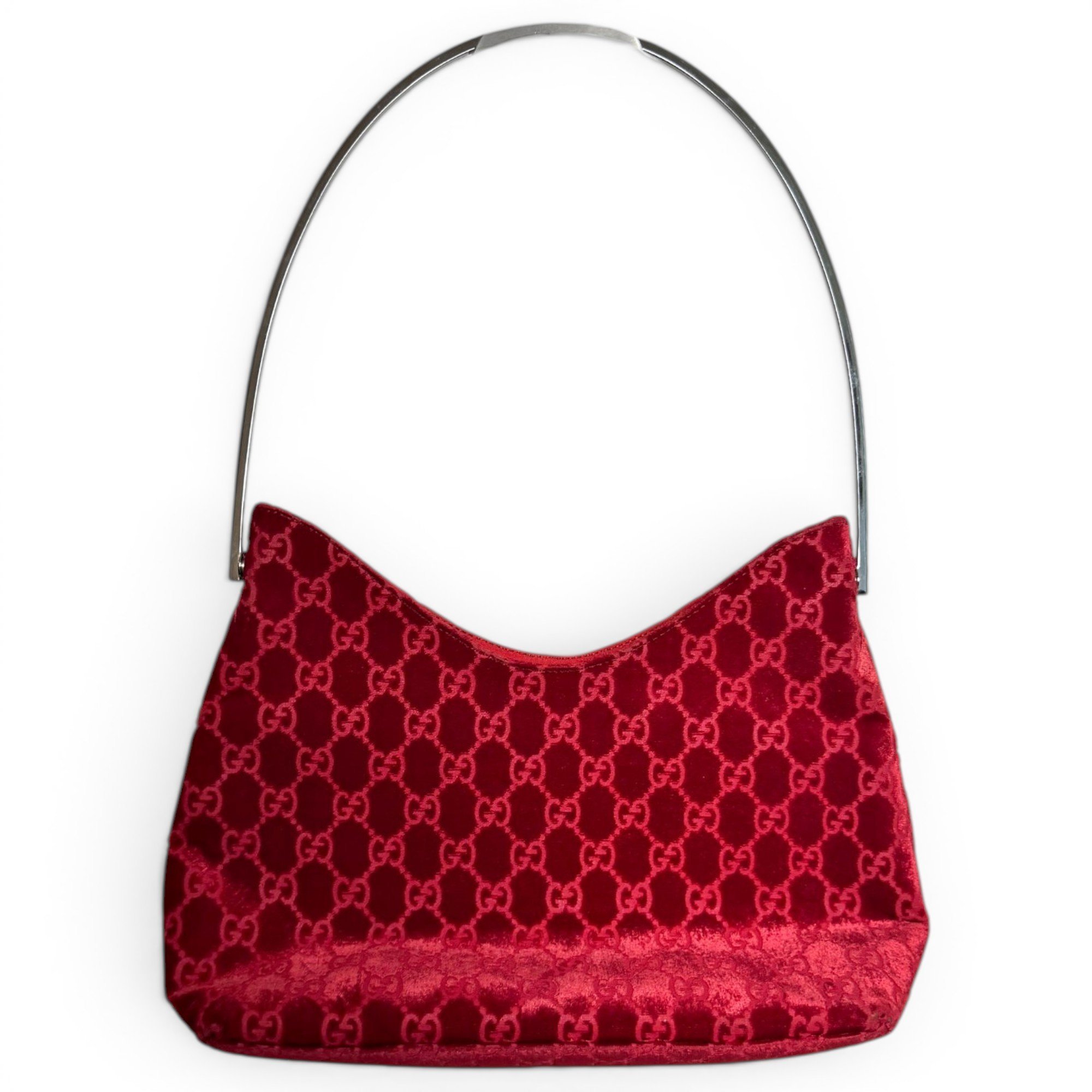 Velvet handbag