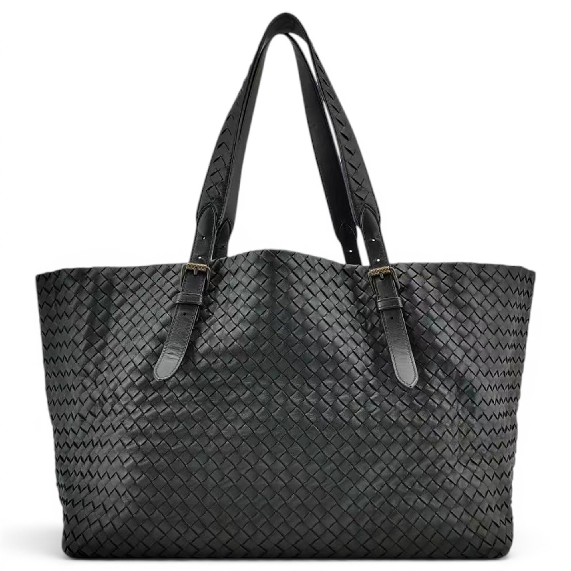 Fourre-Tout leather handbag