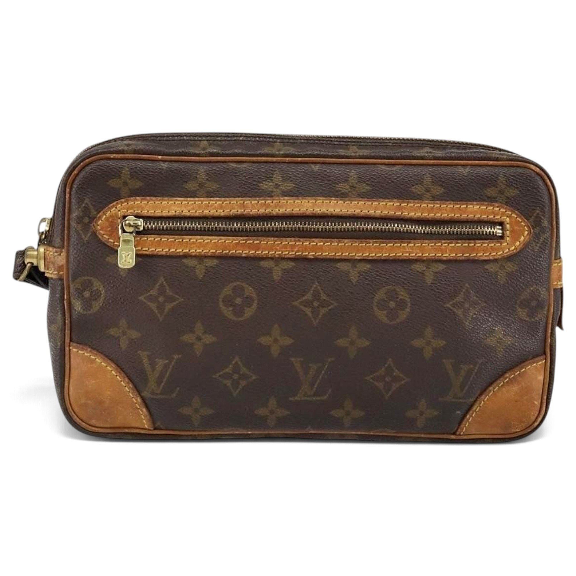 Marly Dragonne leather clutch bag