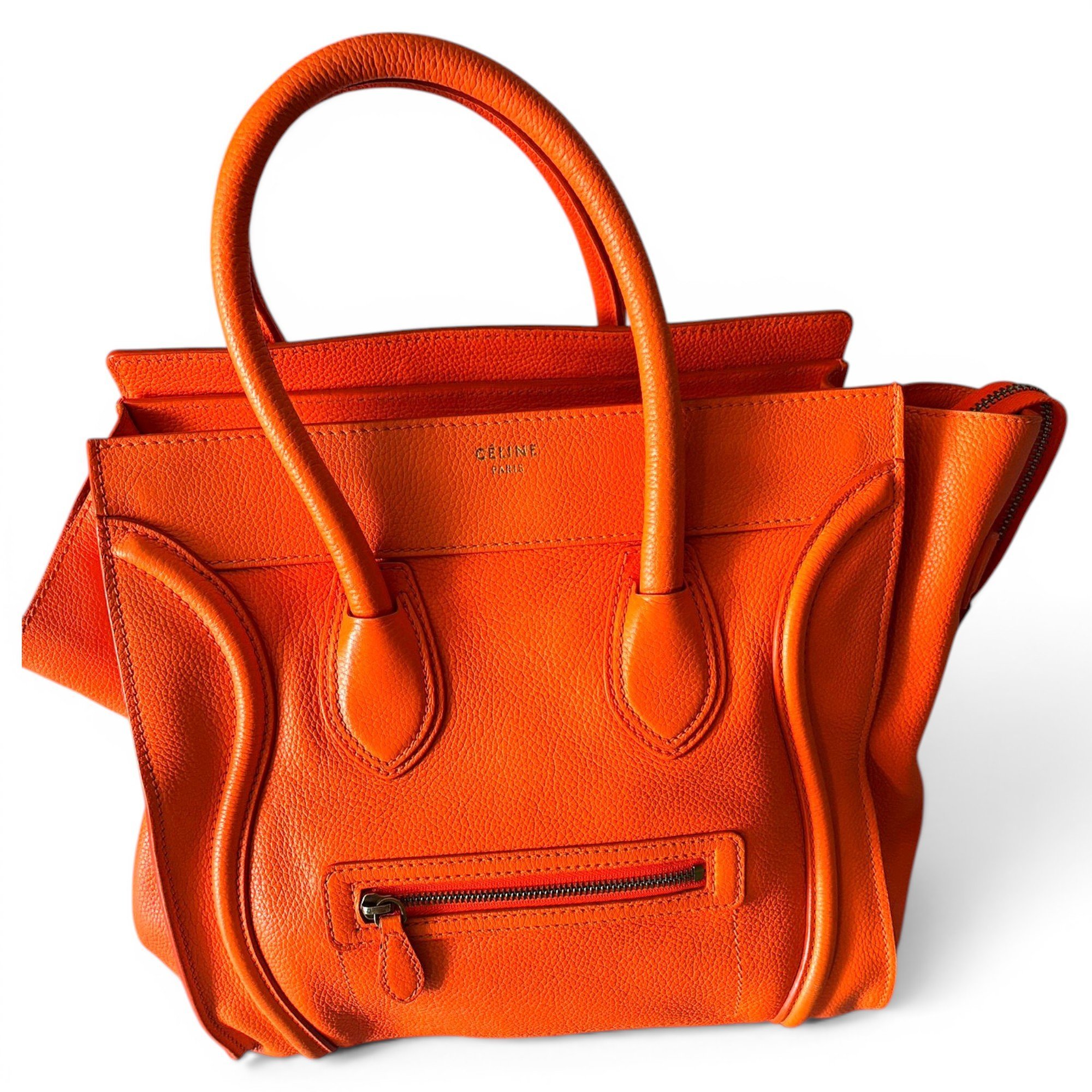 Luggage leather handbag