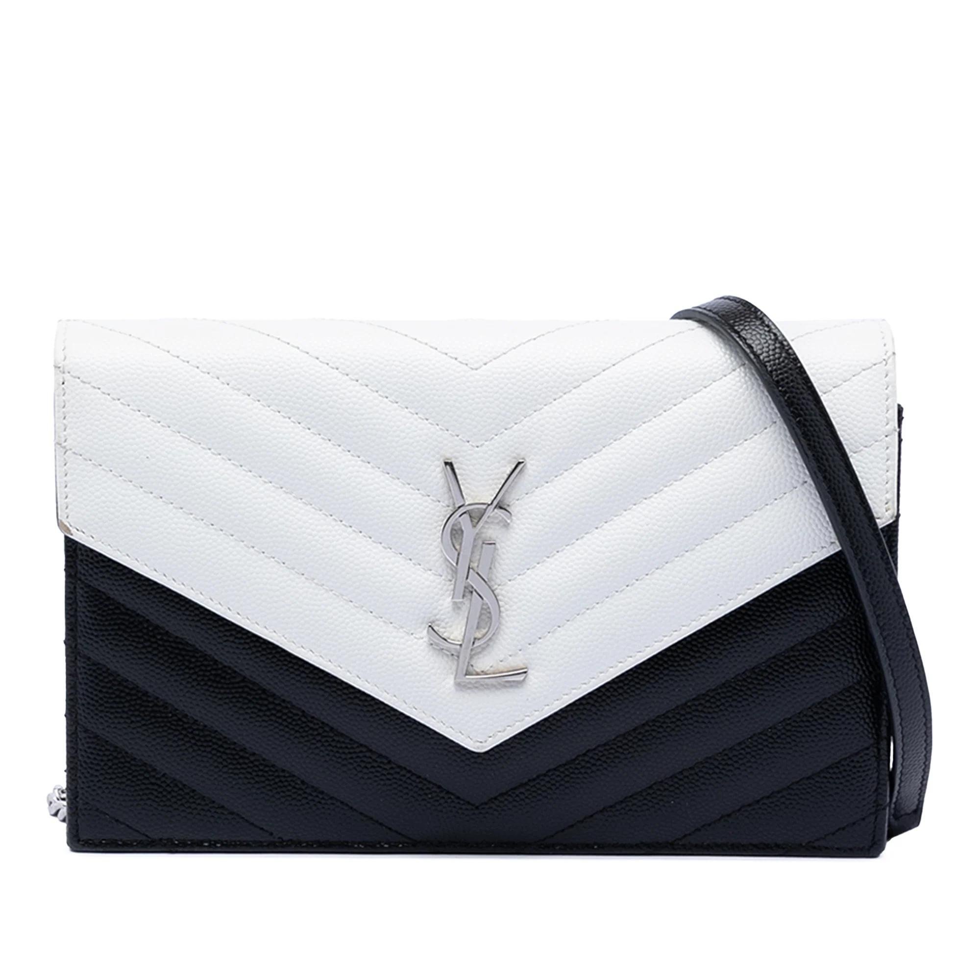 Envelope leather crossbody bag