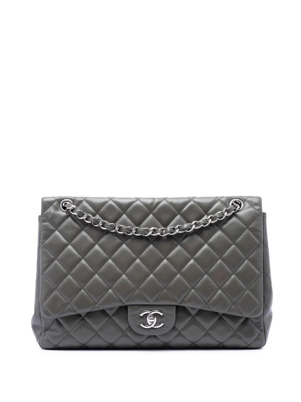 2010-2011 Maxi Classic Caviar Single Flap shoulder bag