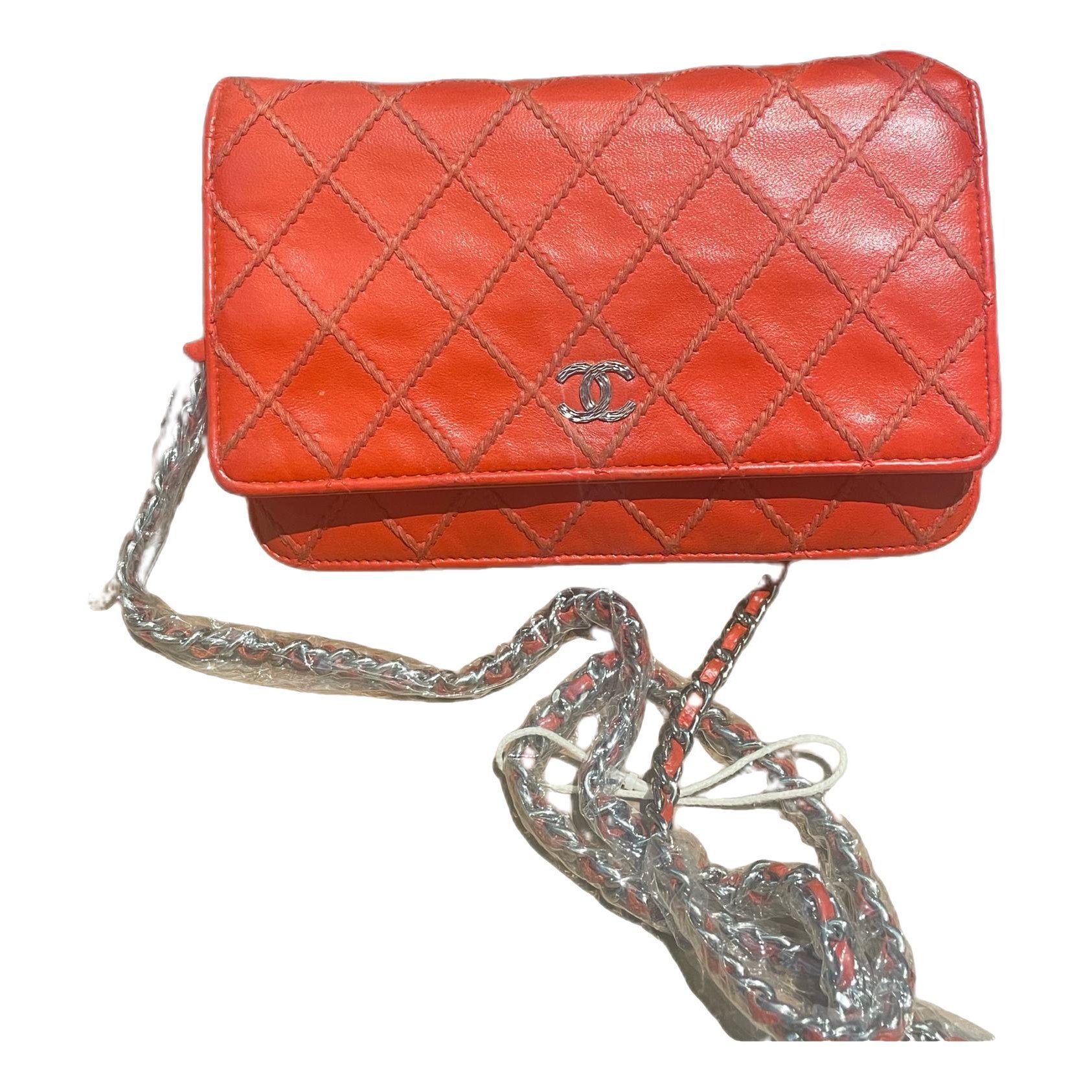 Trendy CC Wallet on Chain leather crossbody bag